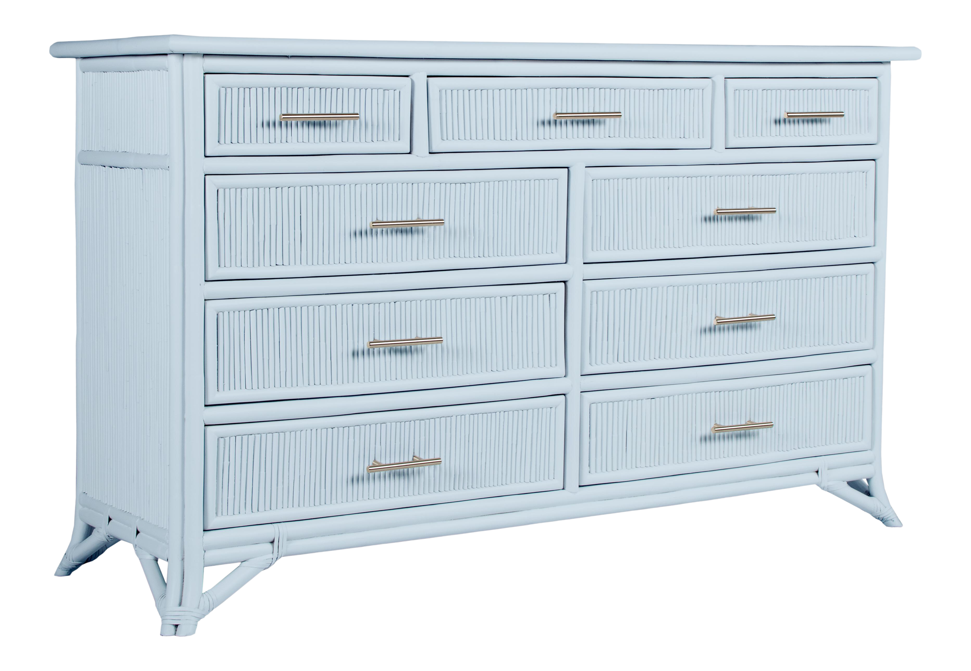 Aruba Nine-Drawer Dresser - Blue