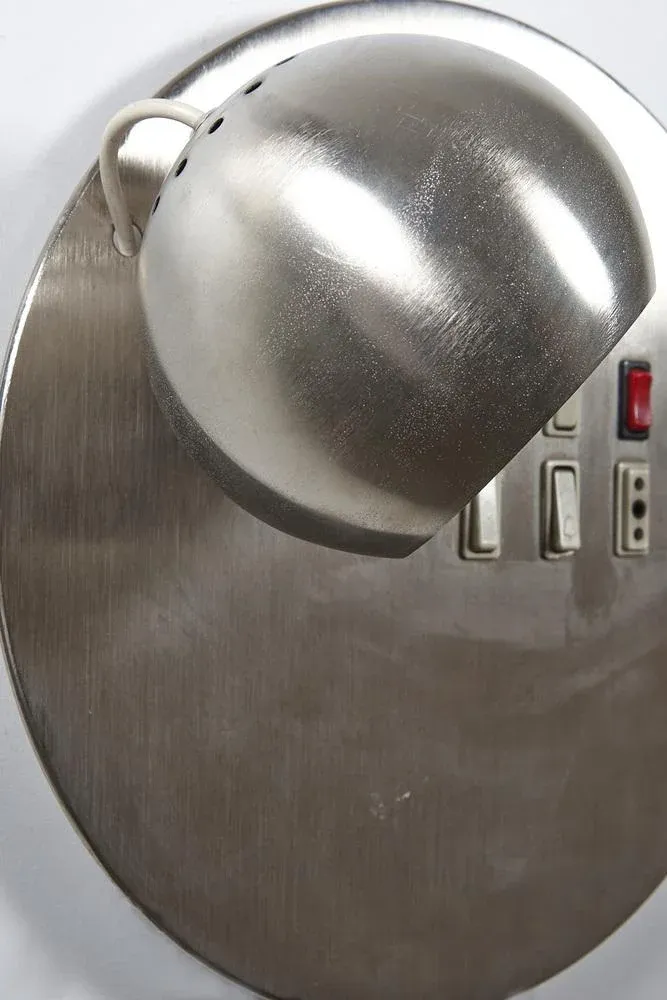 Chrome-Plated Adjustable Wall Lights from Goffredo Reggiani, Set of 2