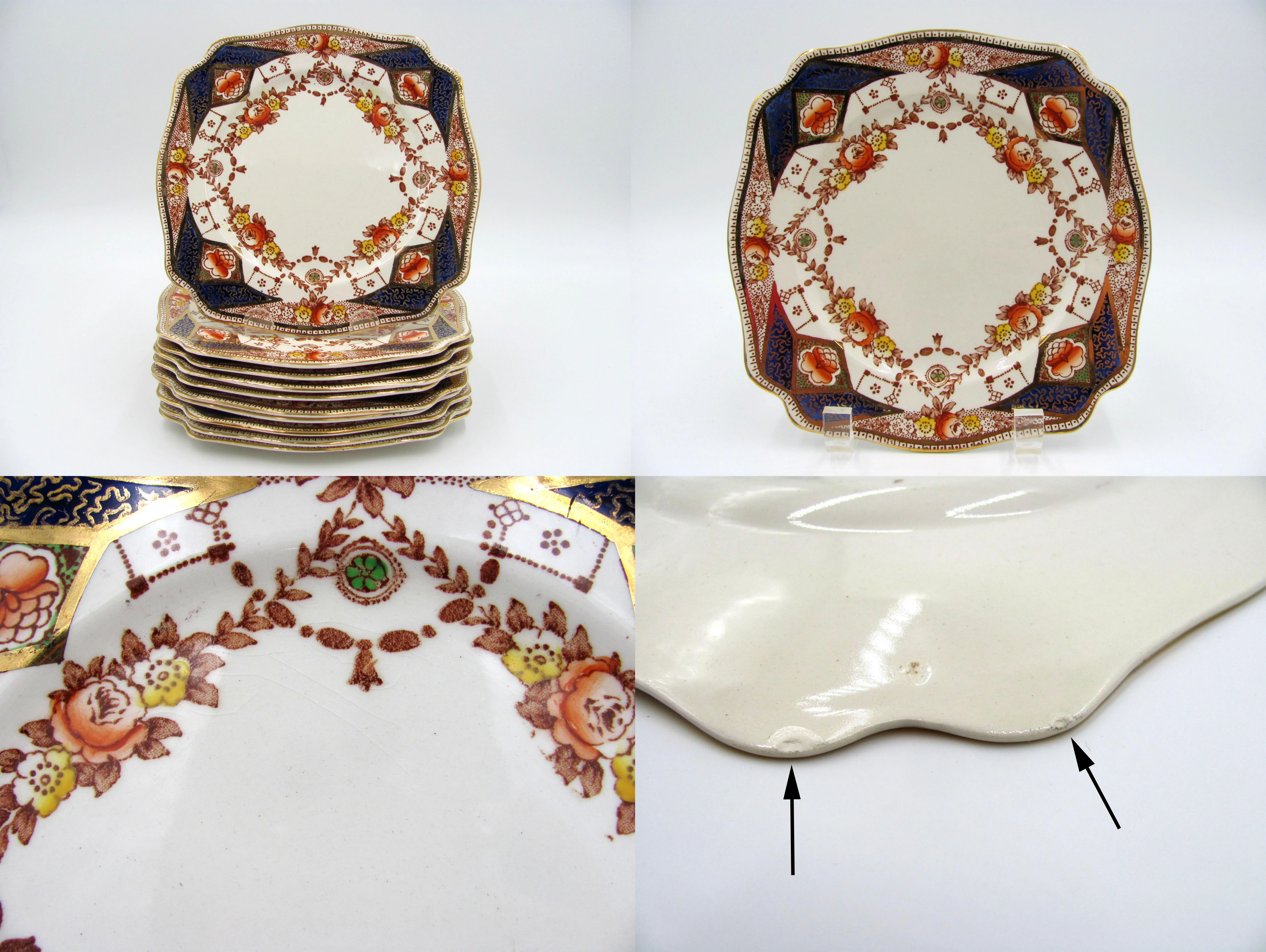1930s Royal Staffordshire Aj Wilkinson Newport Stafford Square