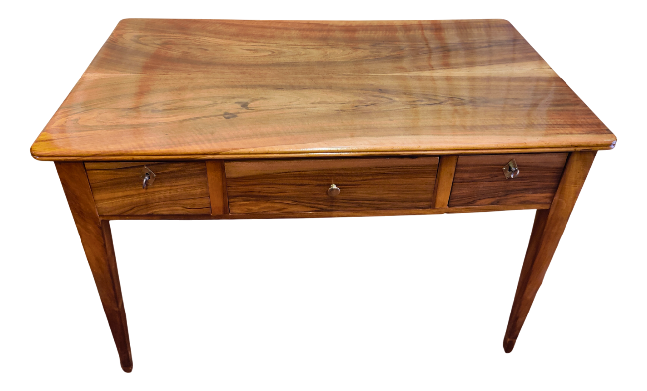 Biedermeier Walnut Desk, South Germany, 1825