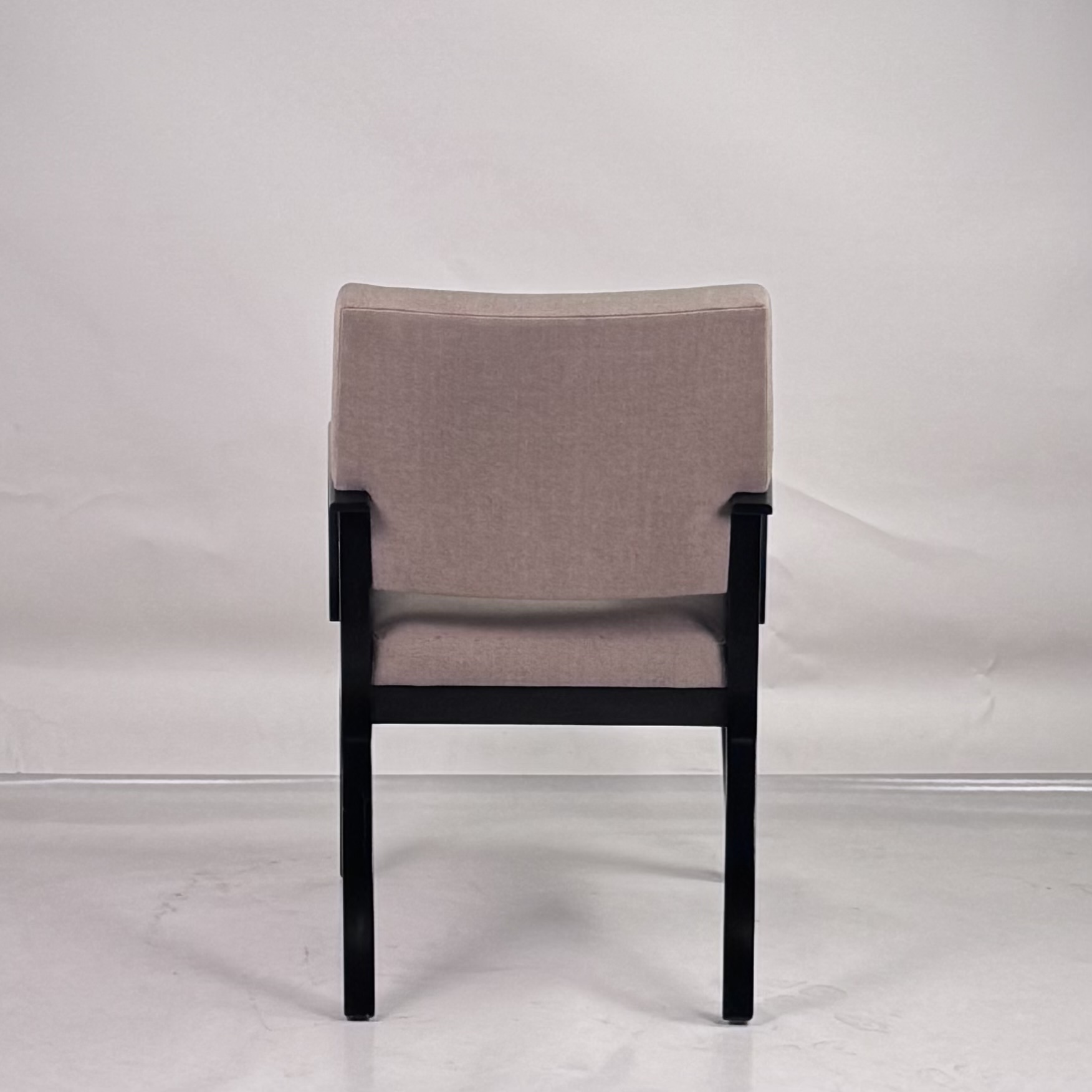 Ebonized Wood Armchair or Side Chair in the Style of Christian Liaigre