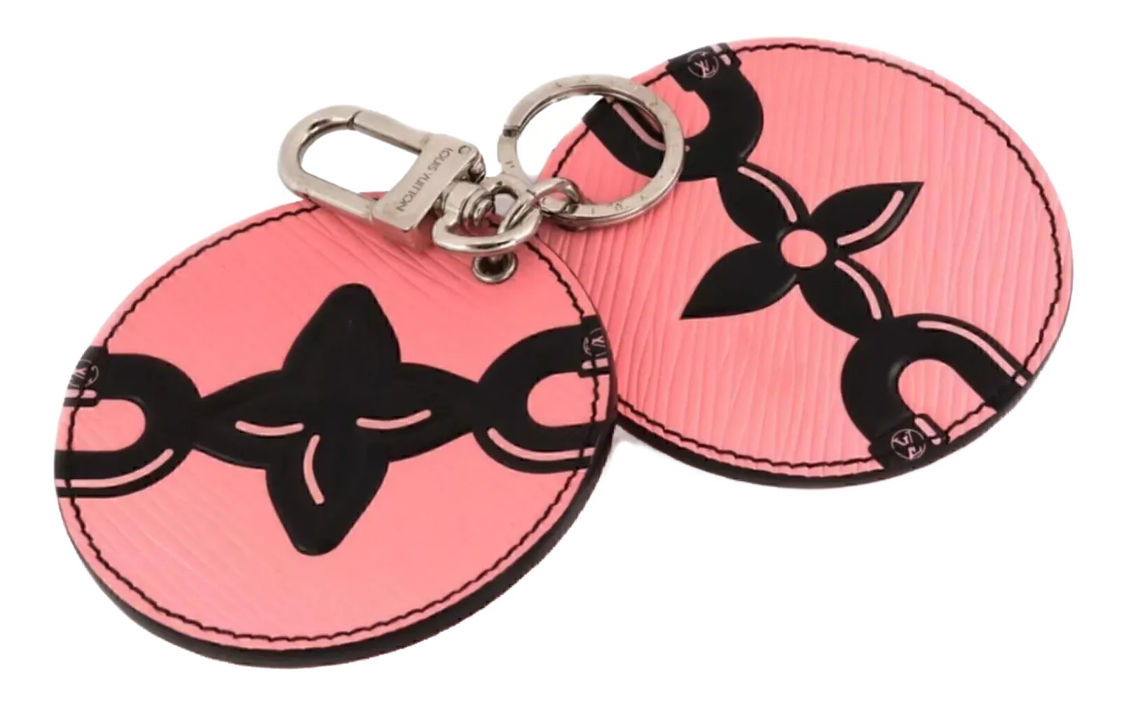 22440 - Louis Vuitton Mirror 2 Round Disc Pink & Black