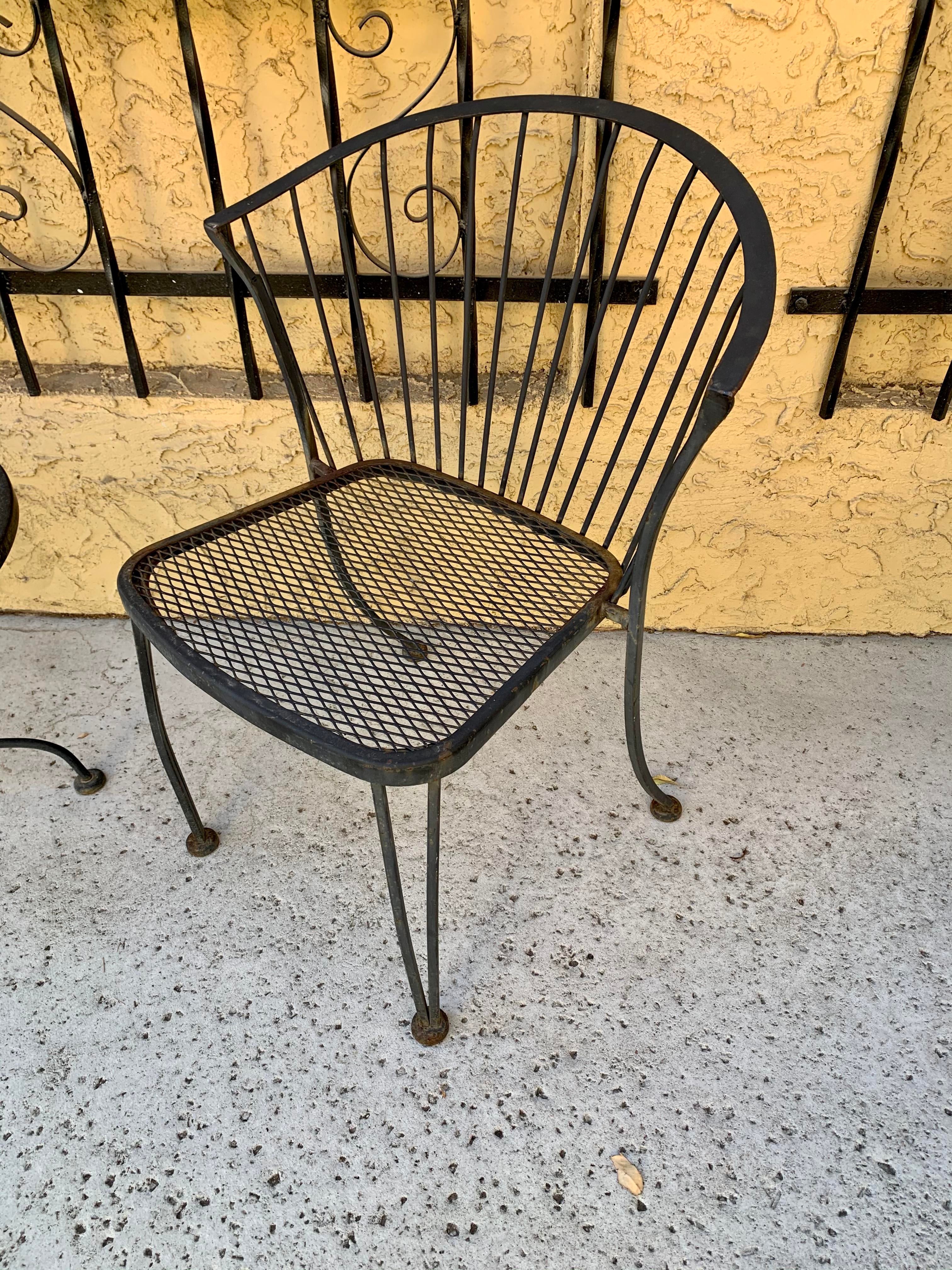 Carolina forge wrought iron chairs hotsell