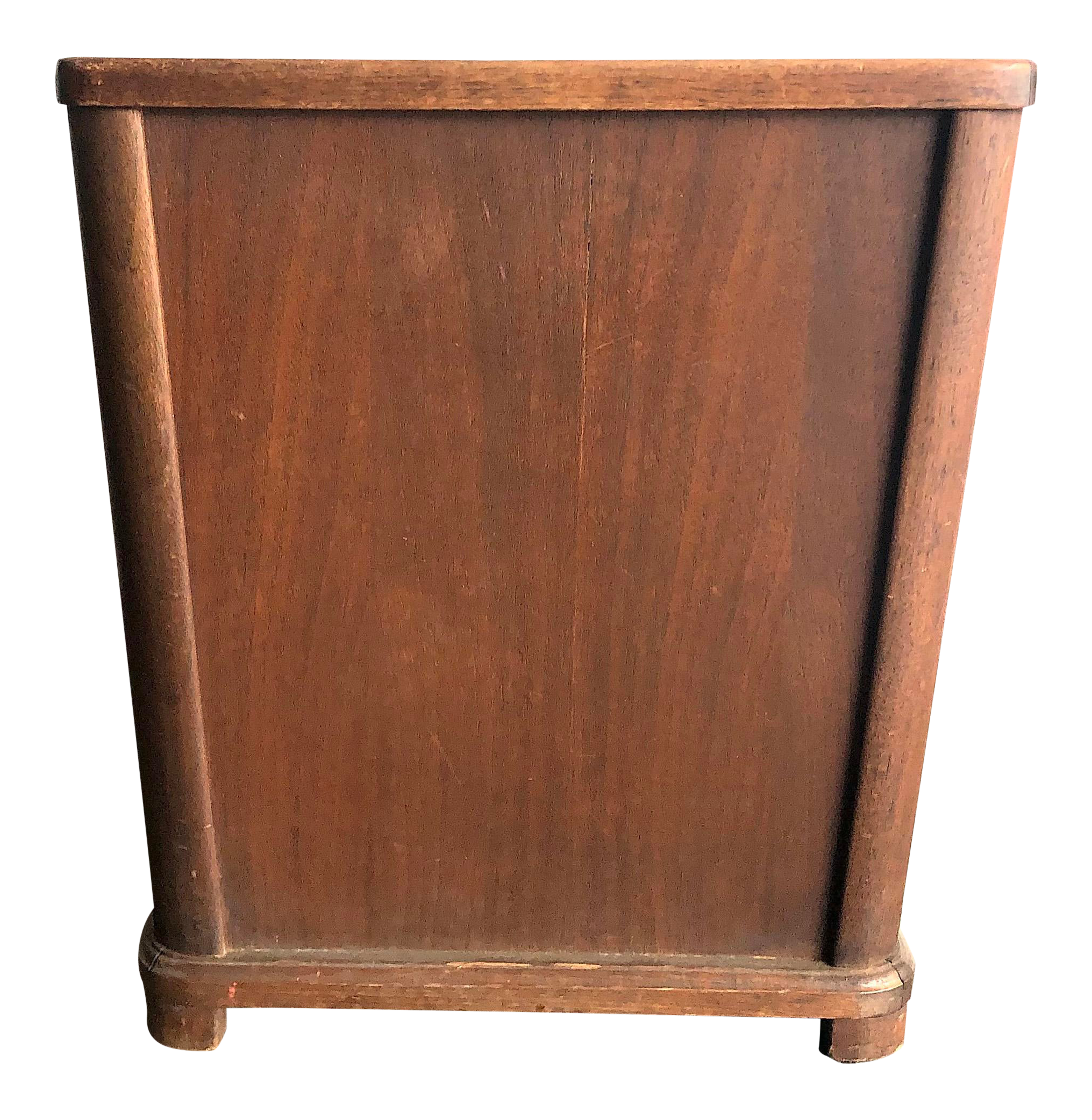 1960s Mid Century Modern Nucraft Walnut Waste Basket Chairish