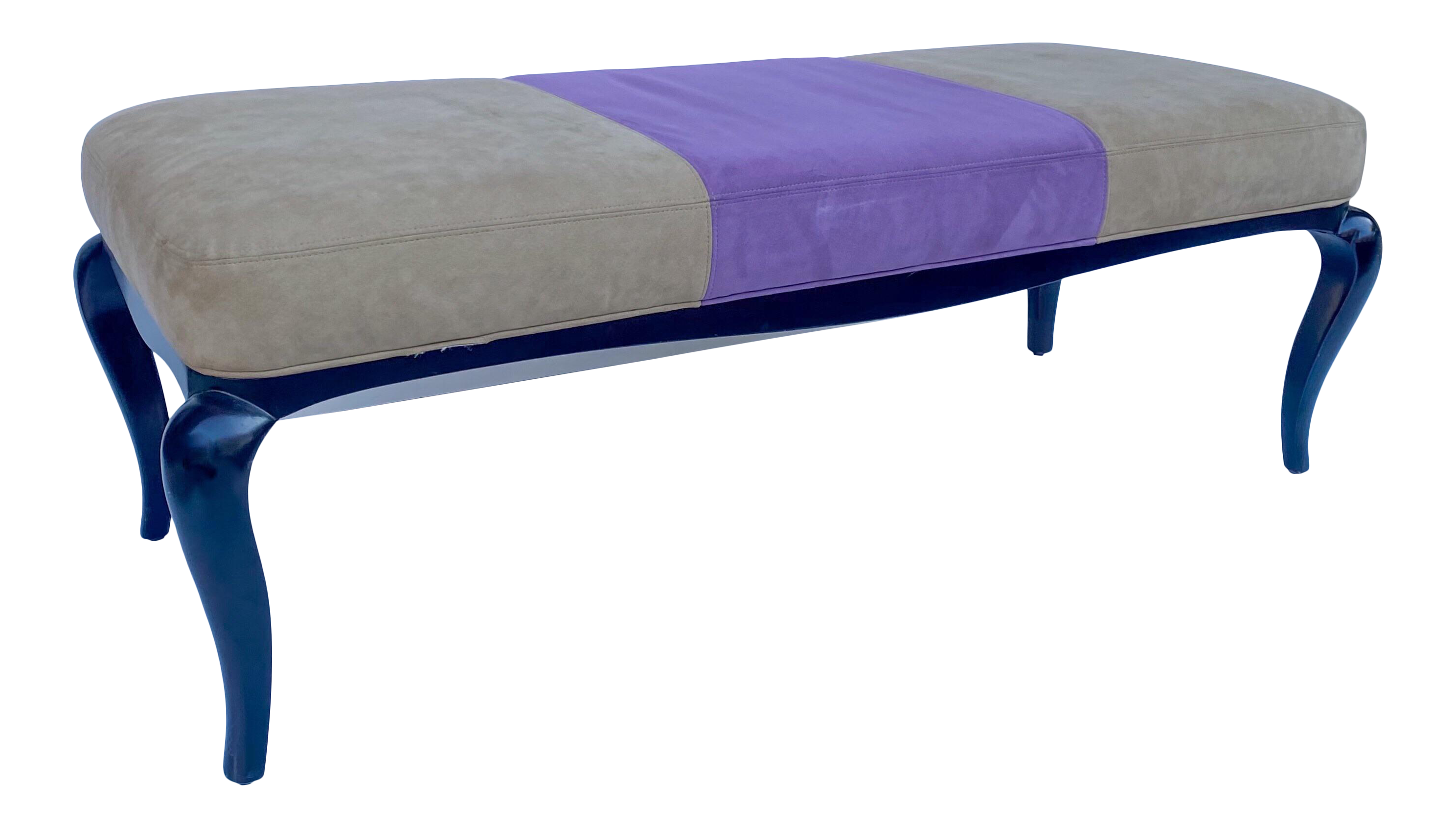 Barbara Barry for Baker Furniture Ebonized Bench / Ottoman Chairish