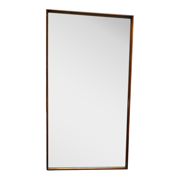 1960s MidCentury Modern American of Martinsville Walnut Accent Mirror