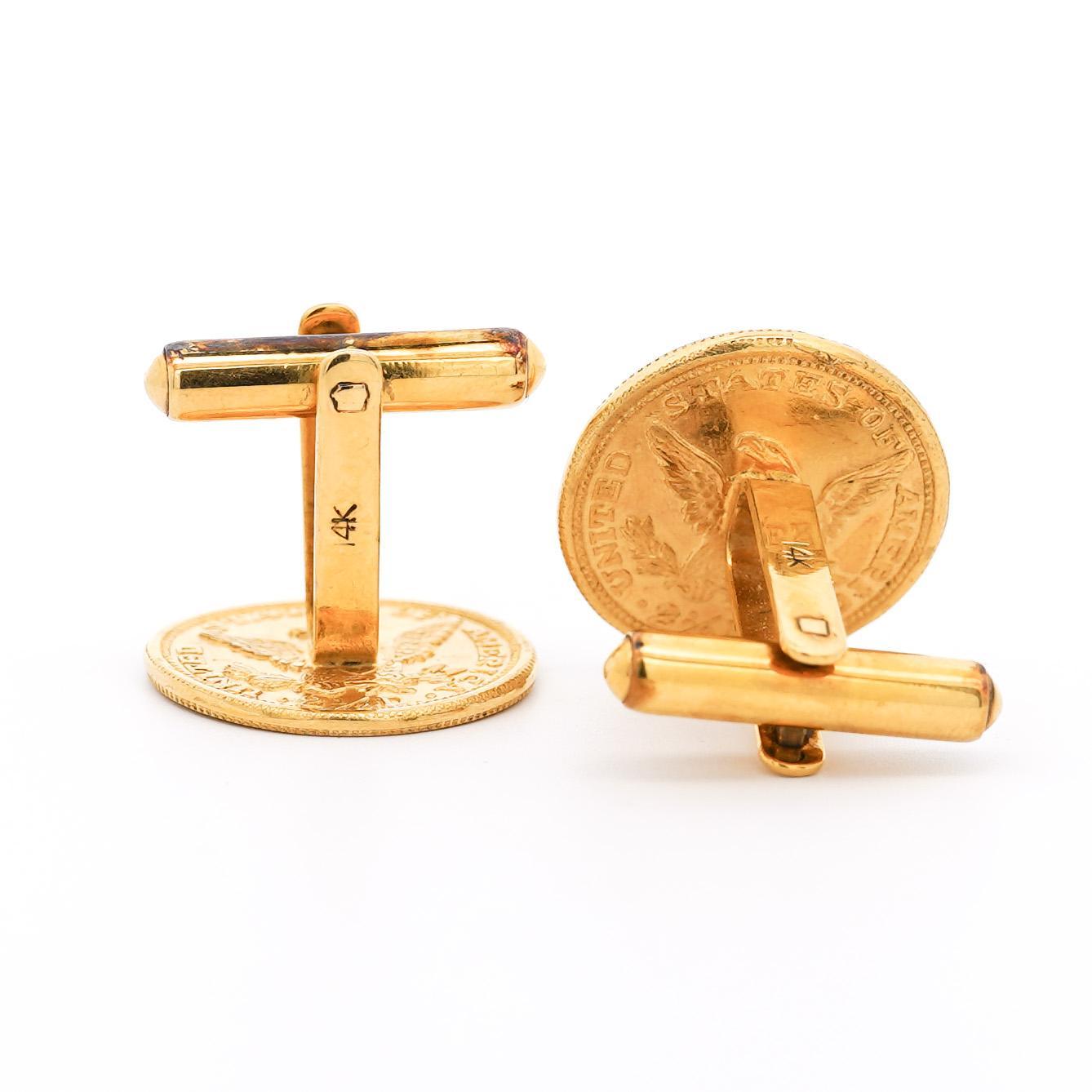 Vintage 22k Yellow Gold Lady Liberty and Quarter Eagle 2.5