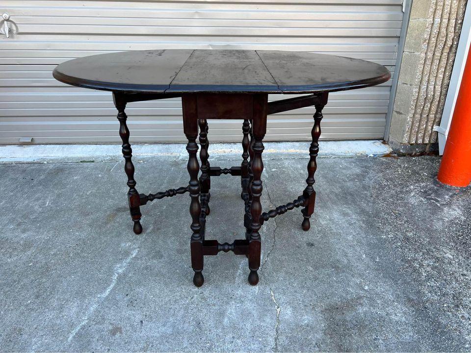 Antique English Walnut Gate Leg Dining Table Chairish