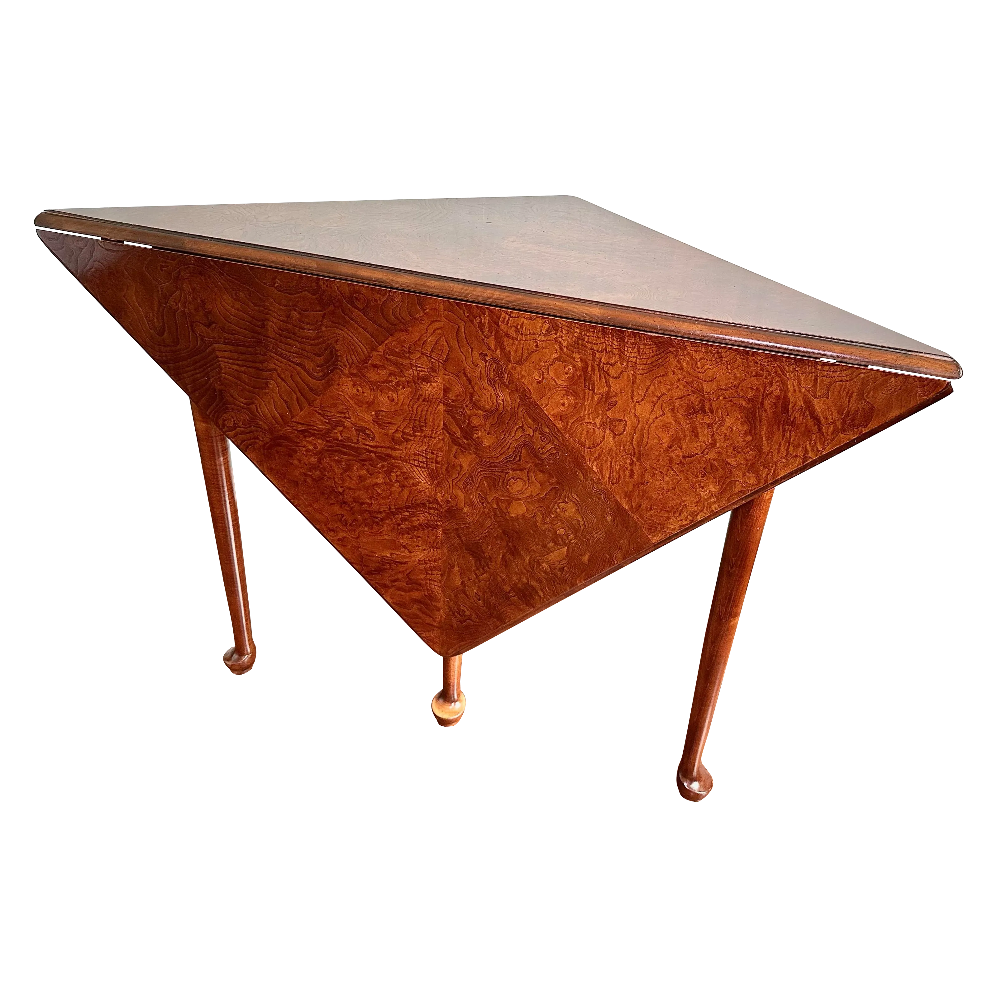 Corner Table Triangle Drop Leaf Table Side Table Corner Drop Leaf