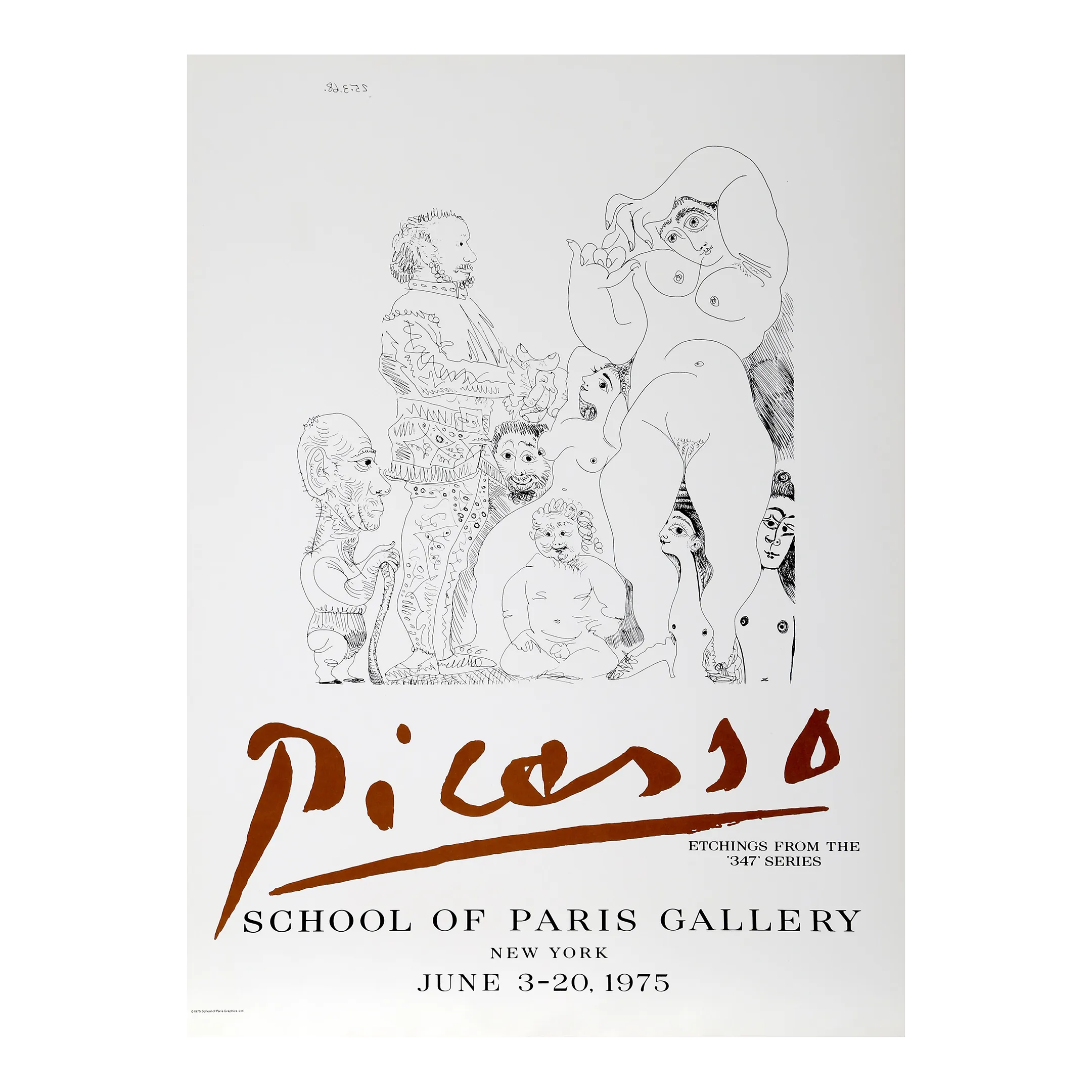 347 Series Etchings/パブロ ピカソ/ポスター | dienhoa360.com