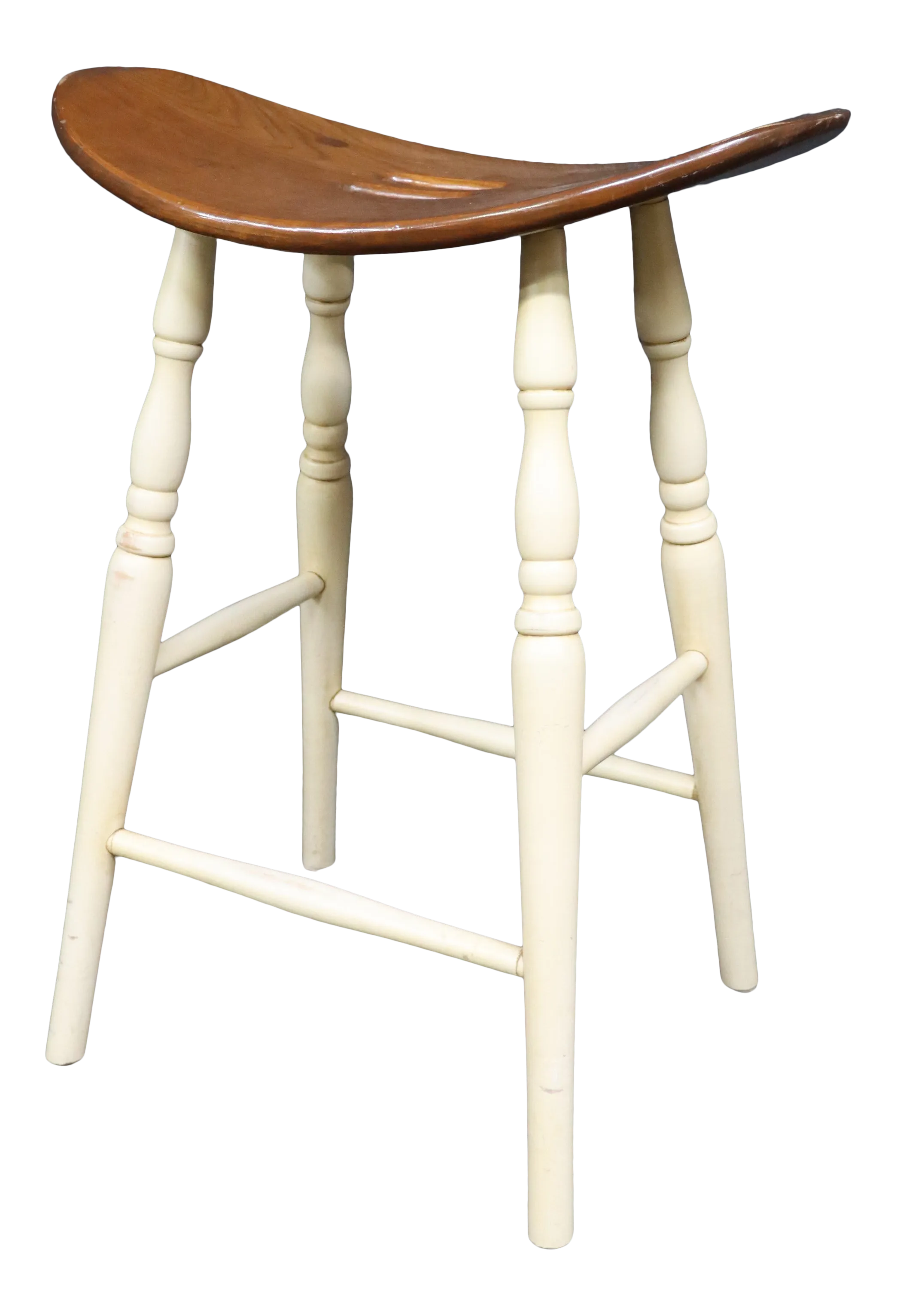 Country Style Dish Seat Bar Stool Chairish