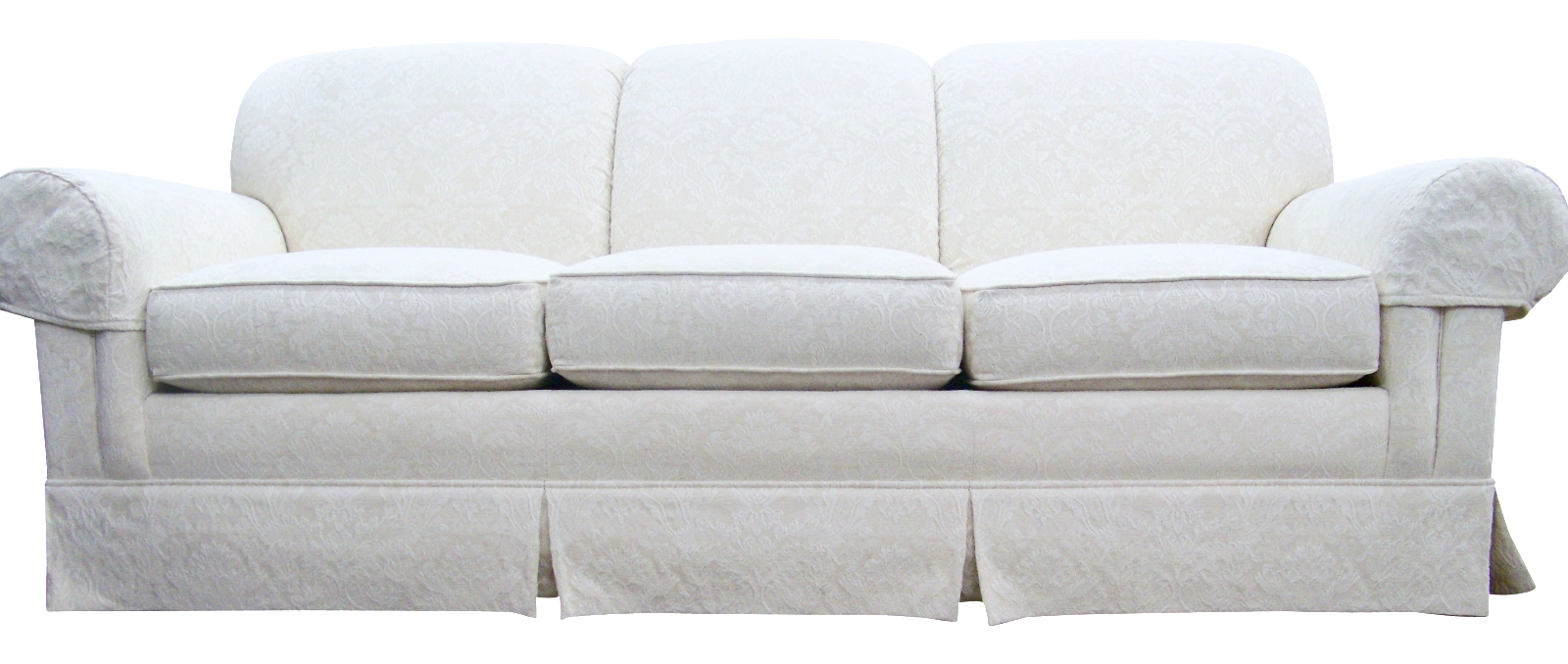Thomasville OffWhite Brocade Sofa Chairish