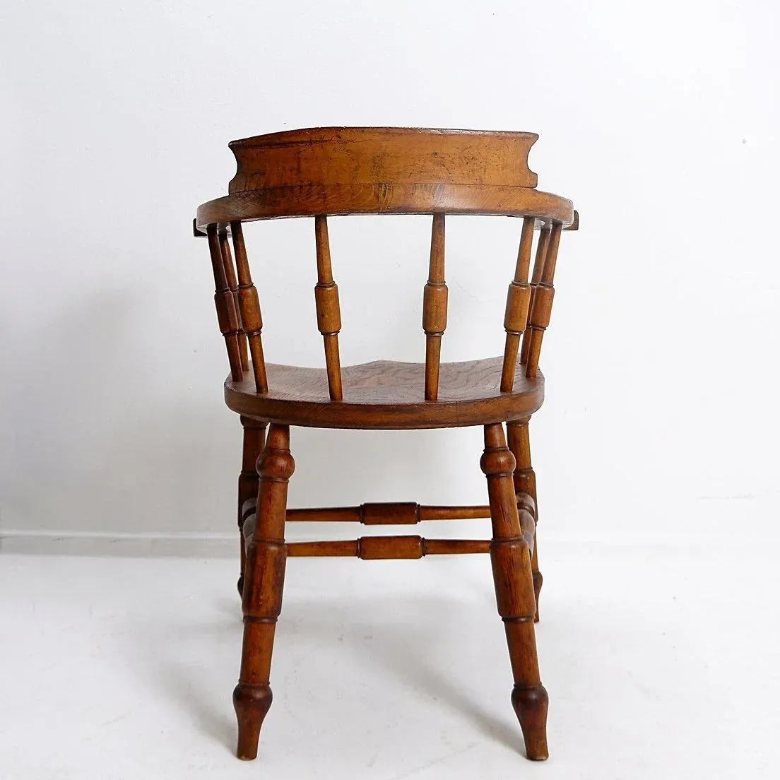 Antique English Smoking Chair, 1890s