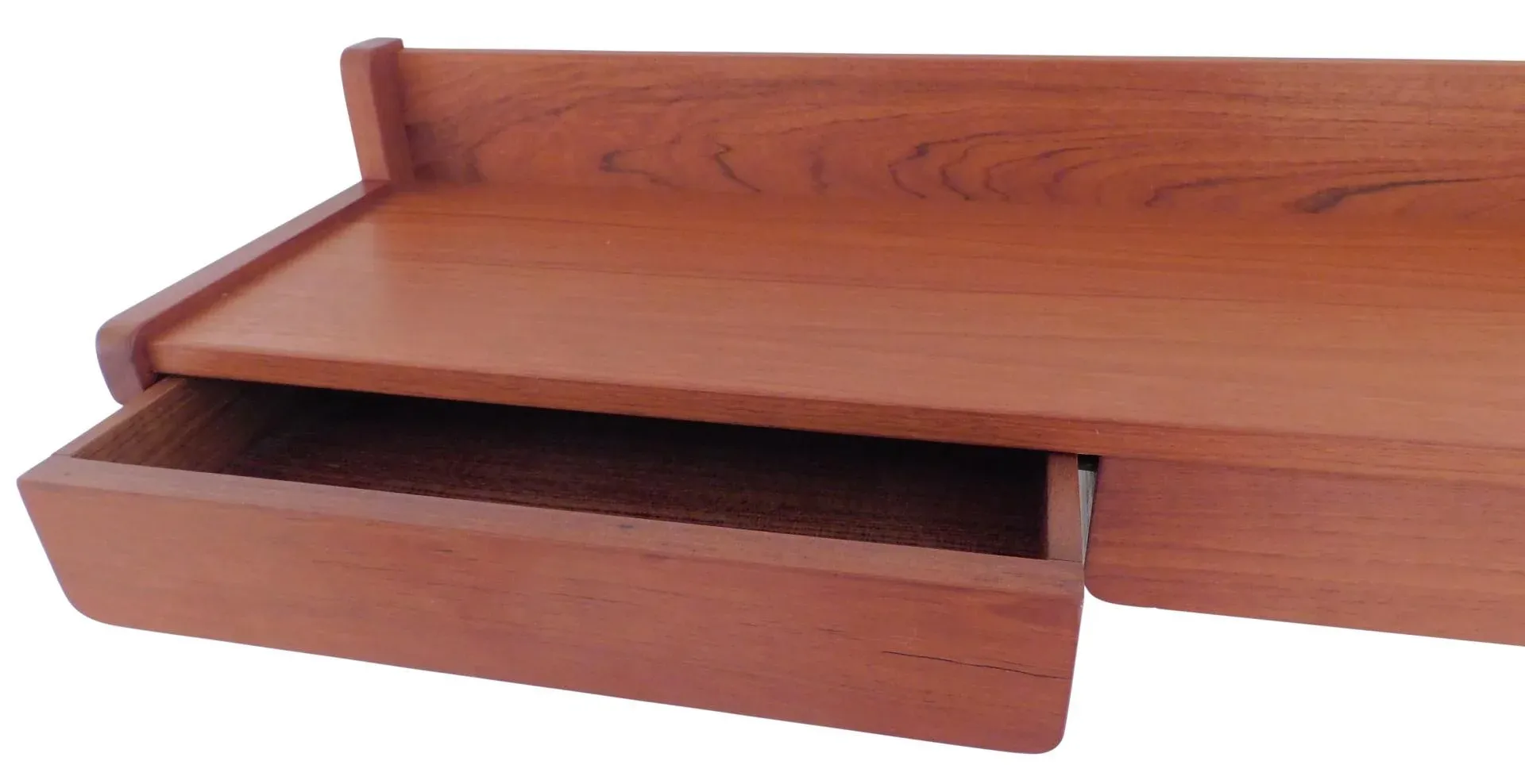 Vintage 1960s Teak Wall Shelf Model 3002 by Aksel Kjersgaard