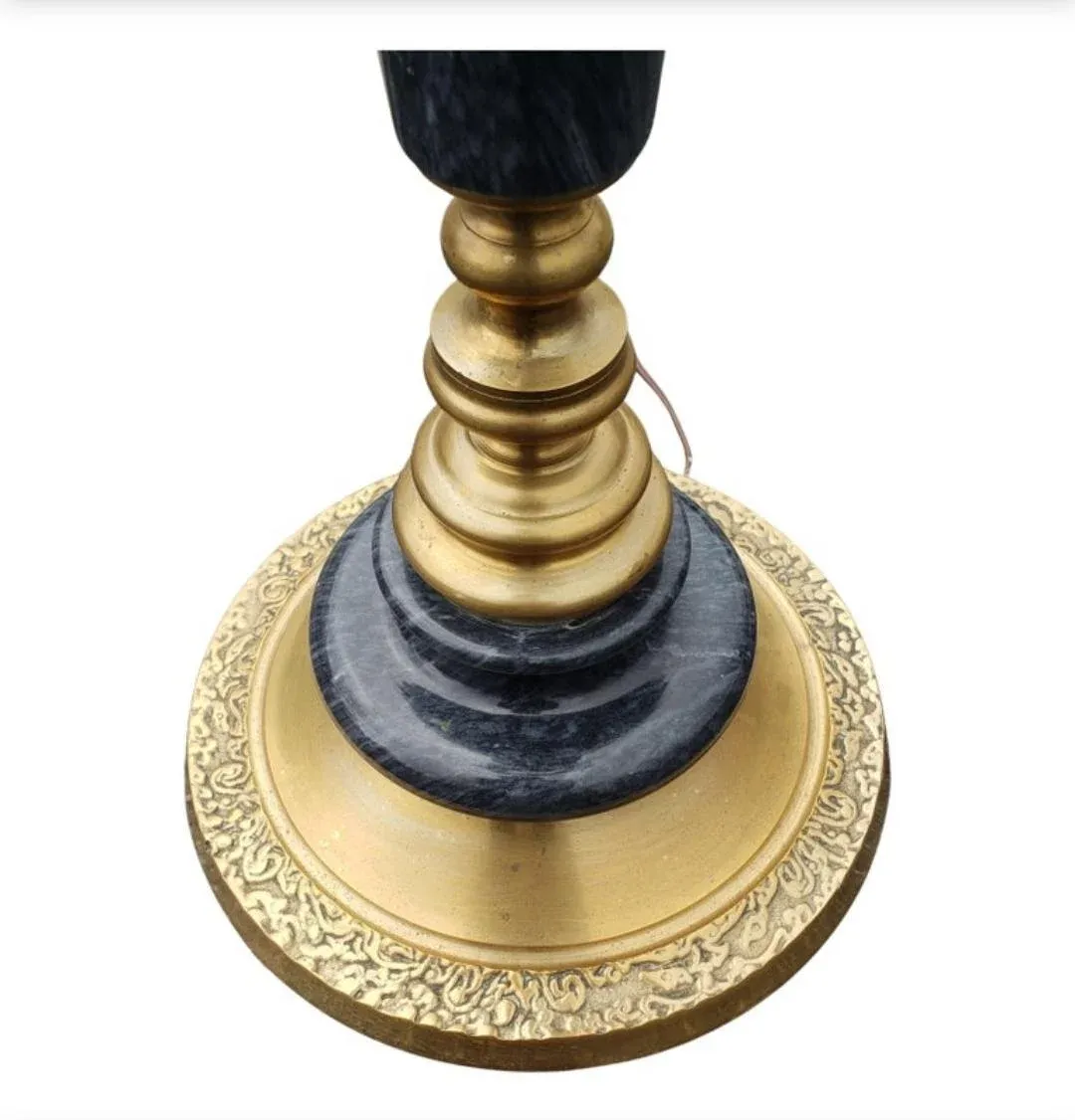 ほくちく　USAアンティーク　FREDERICK COOPER 真鍮 Frederick Cooper Asian Regency Marble and Brass Floor Lamp