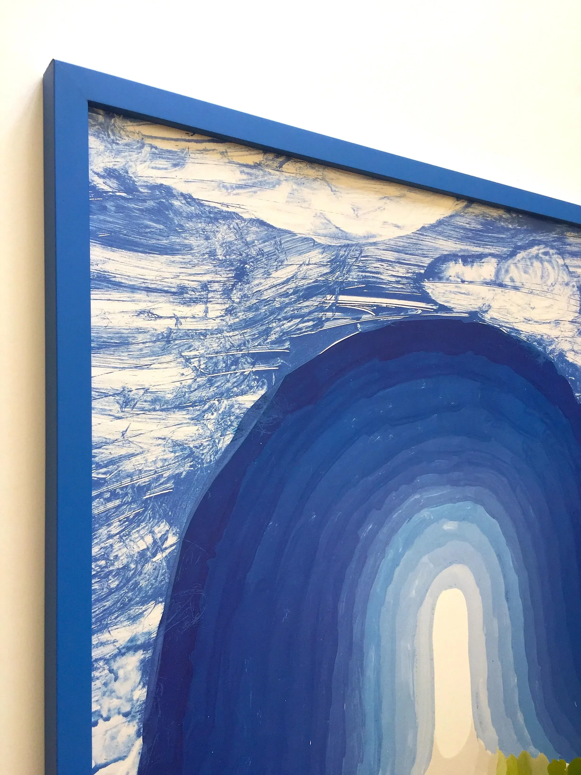 David Hockney Vintage 1997 Lithograph Print Framed Spoleto