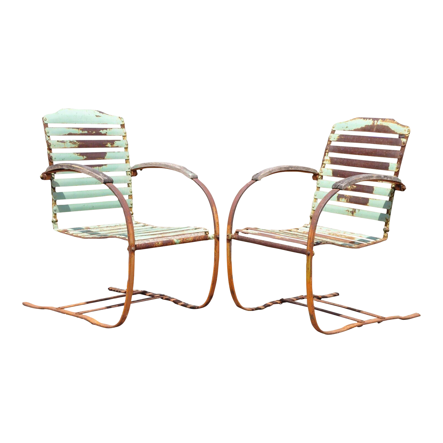 Art deco metal chairs deals