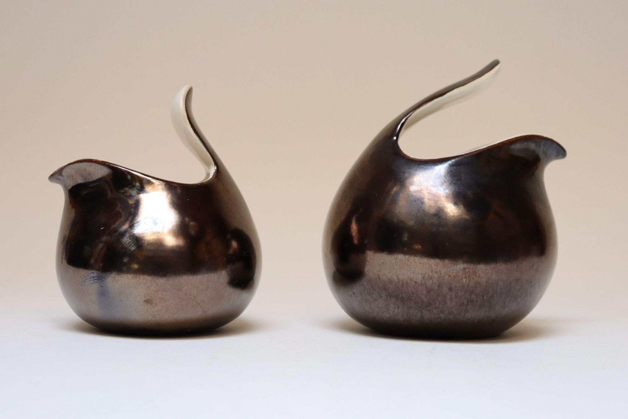 Set of Two Vintage Eva Zeisel Ceramic 