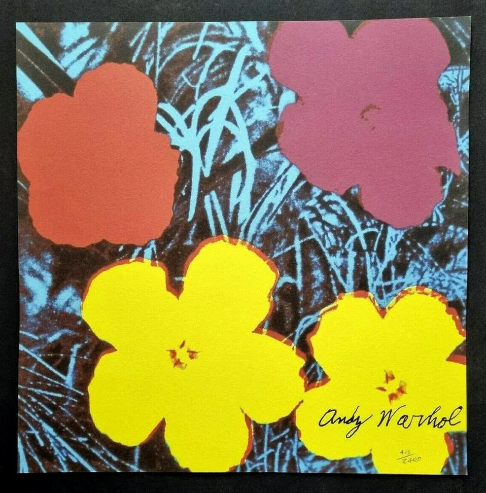 After Andy Warhol, Flowers, 1980s, Print