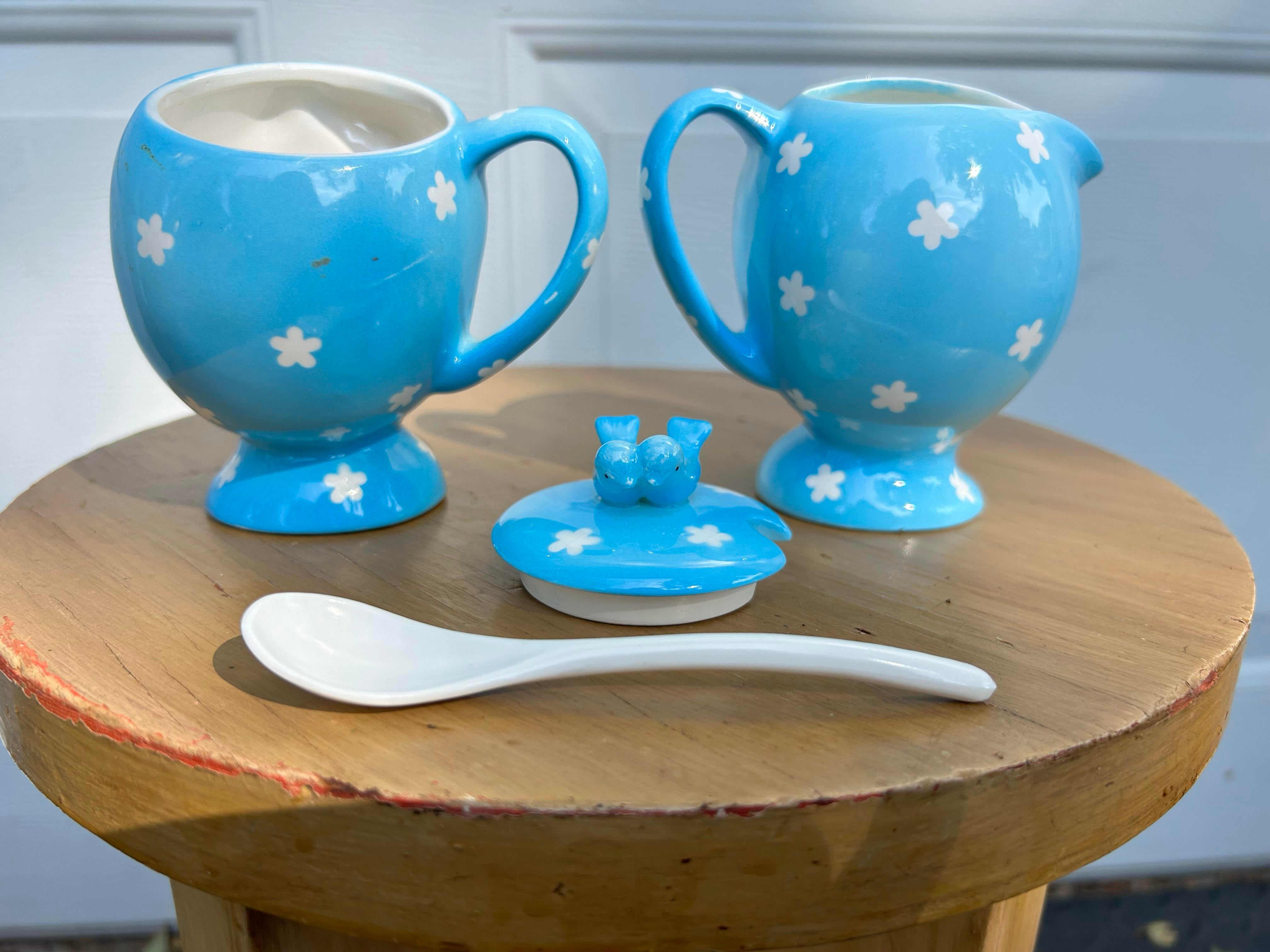 Mid 20th Century Napco “Miss Cutie Pie” Sugar Bowl and
