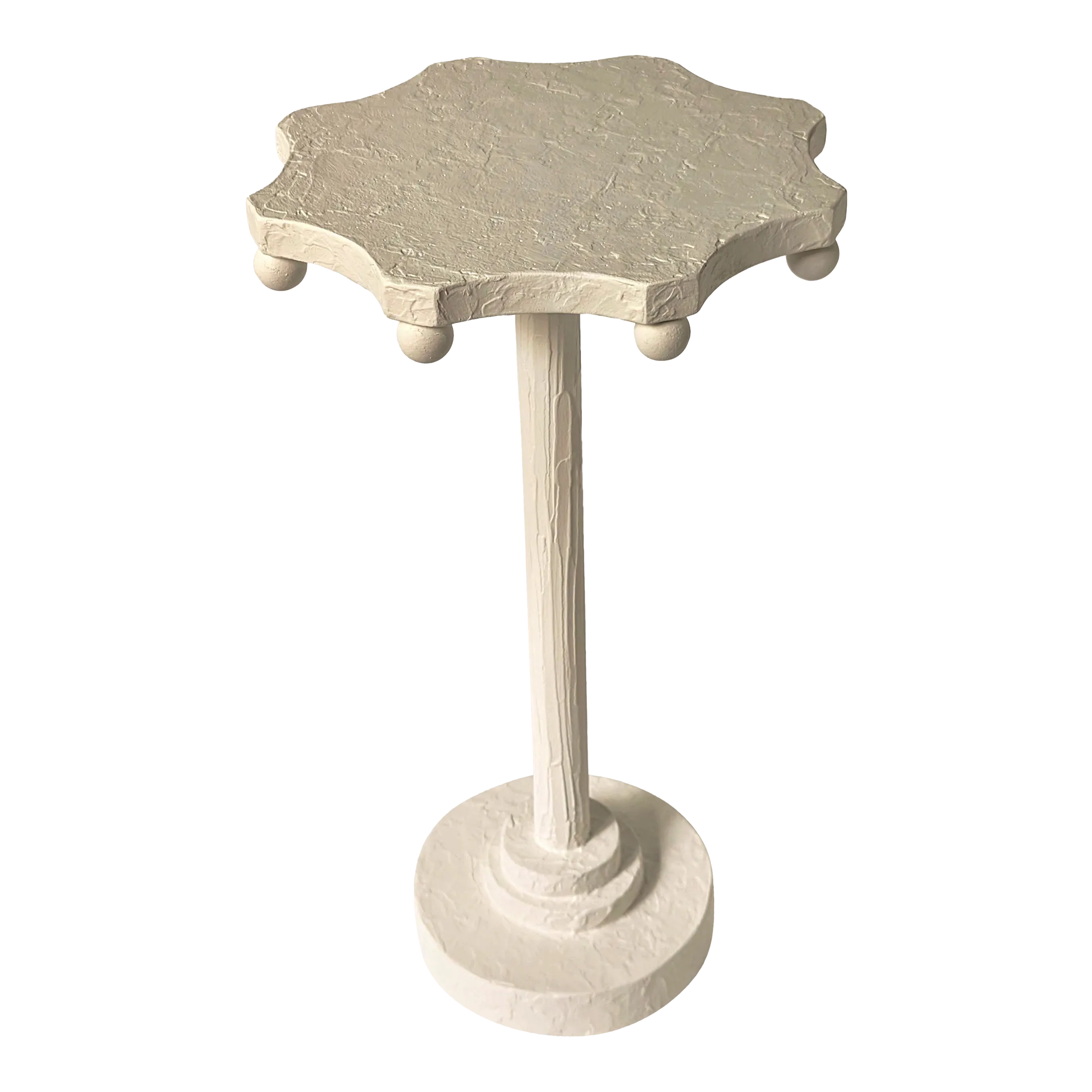 Teatro Artisan Accent Table White Chairish