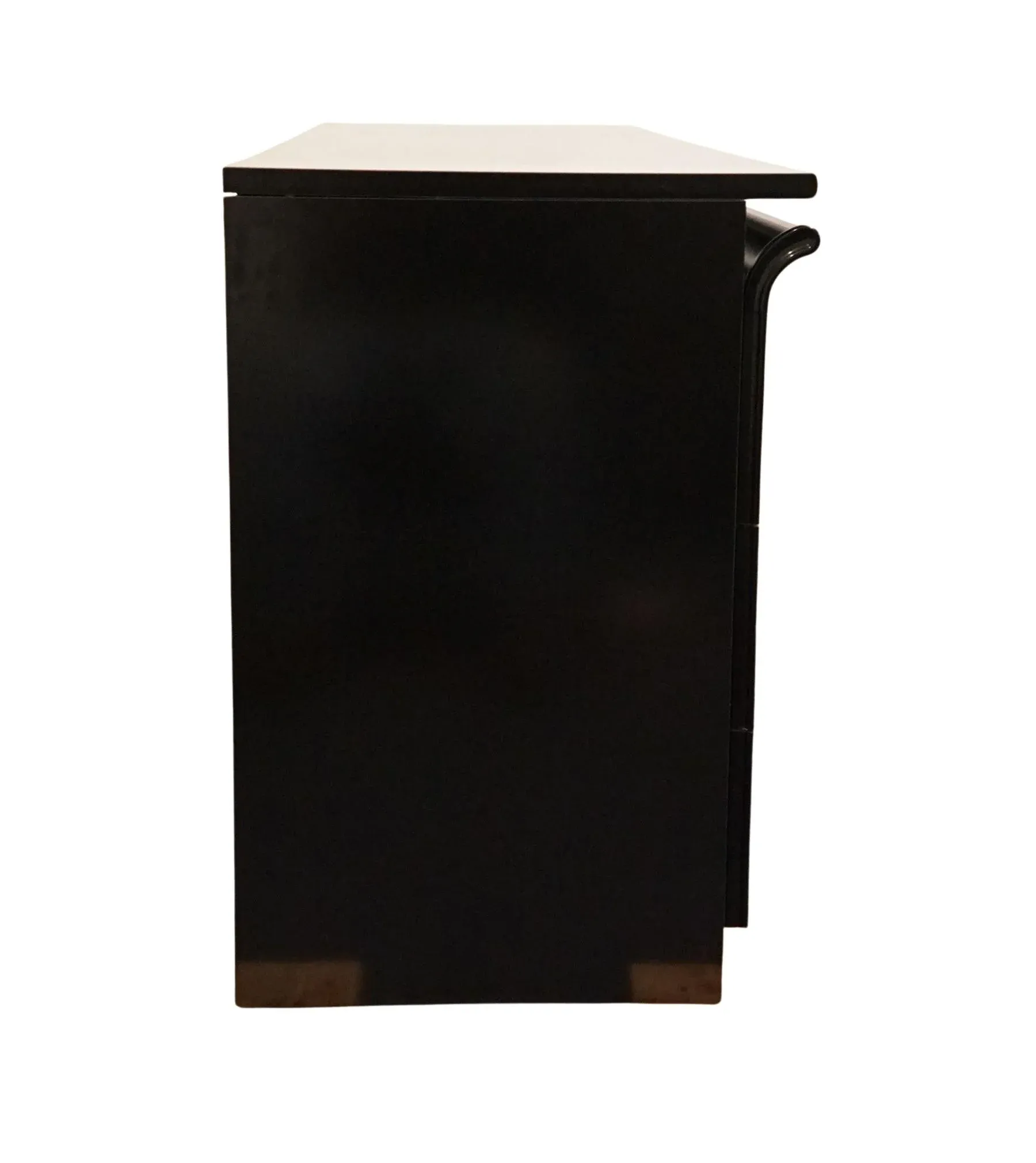 Schieder Furniture Domani Collection German Made Contemporary Modern Black Lacquered 66\