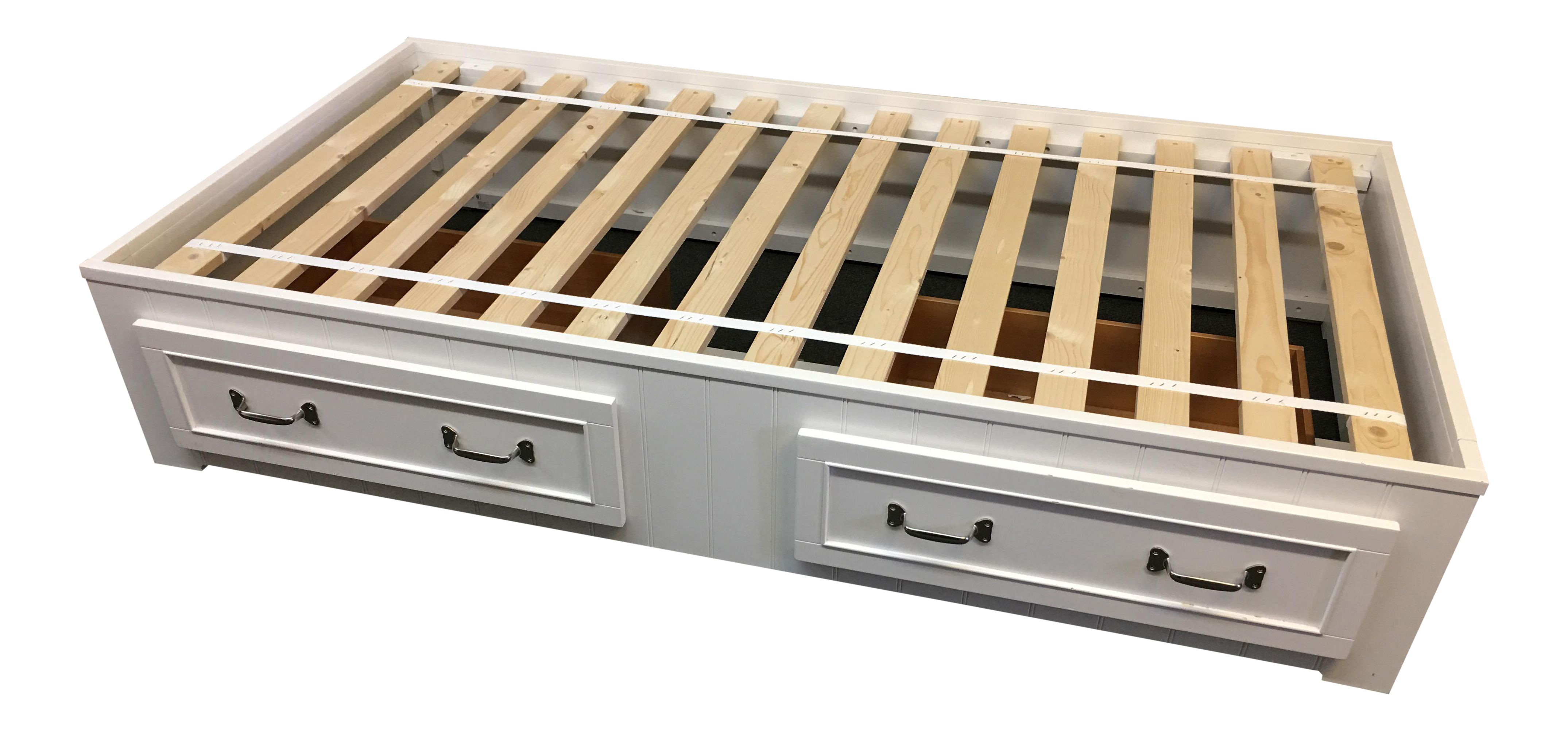 Pottery Barn White Twin Size Captain S Bed Chairish