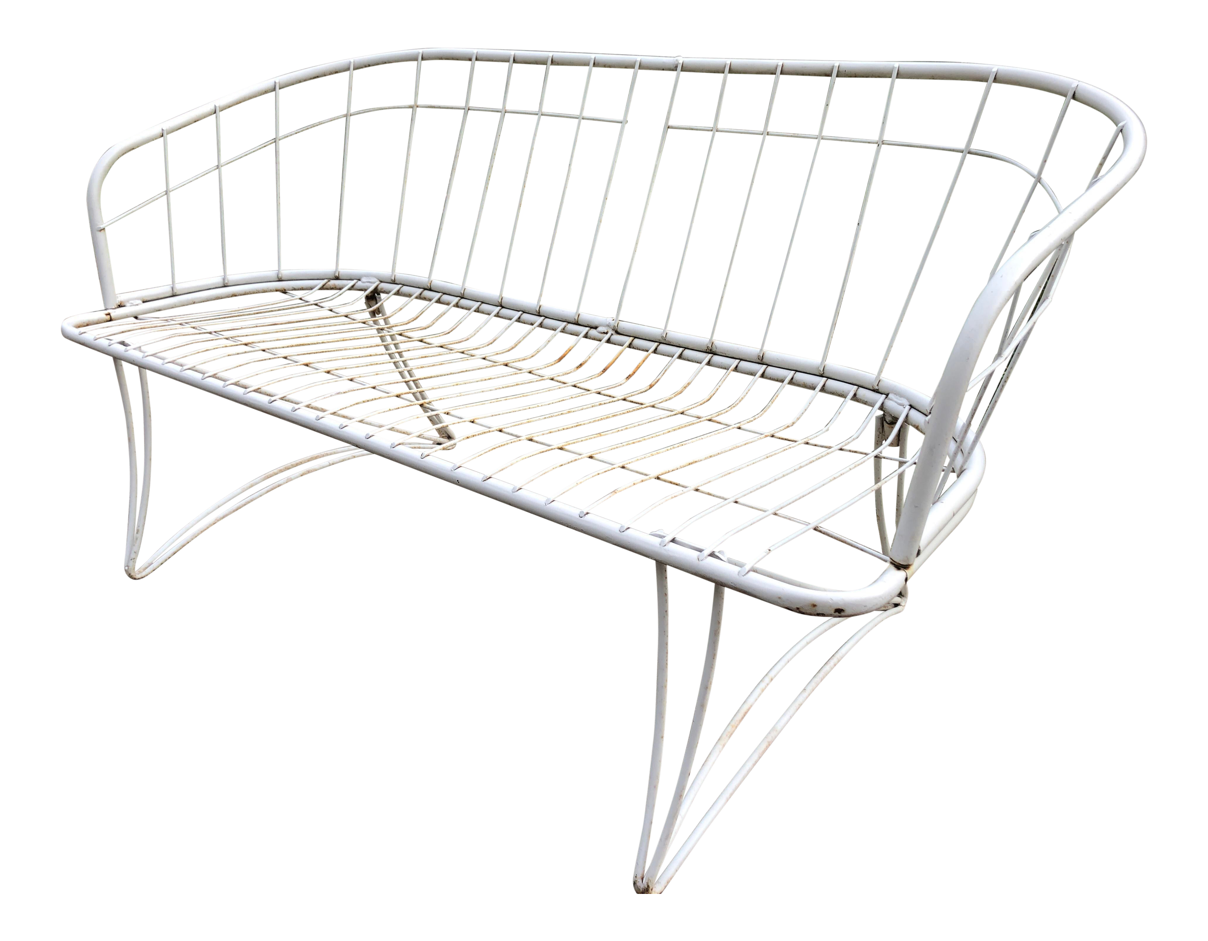 Vintage Homecrest Wrought Iron Patio Sofa Chairish