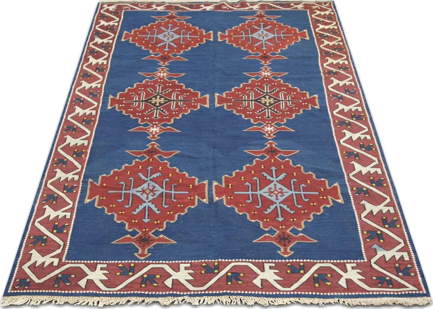 1920s Caucasian Kilim