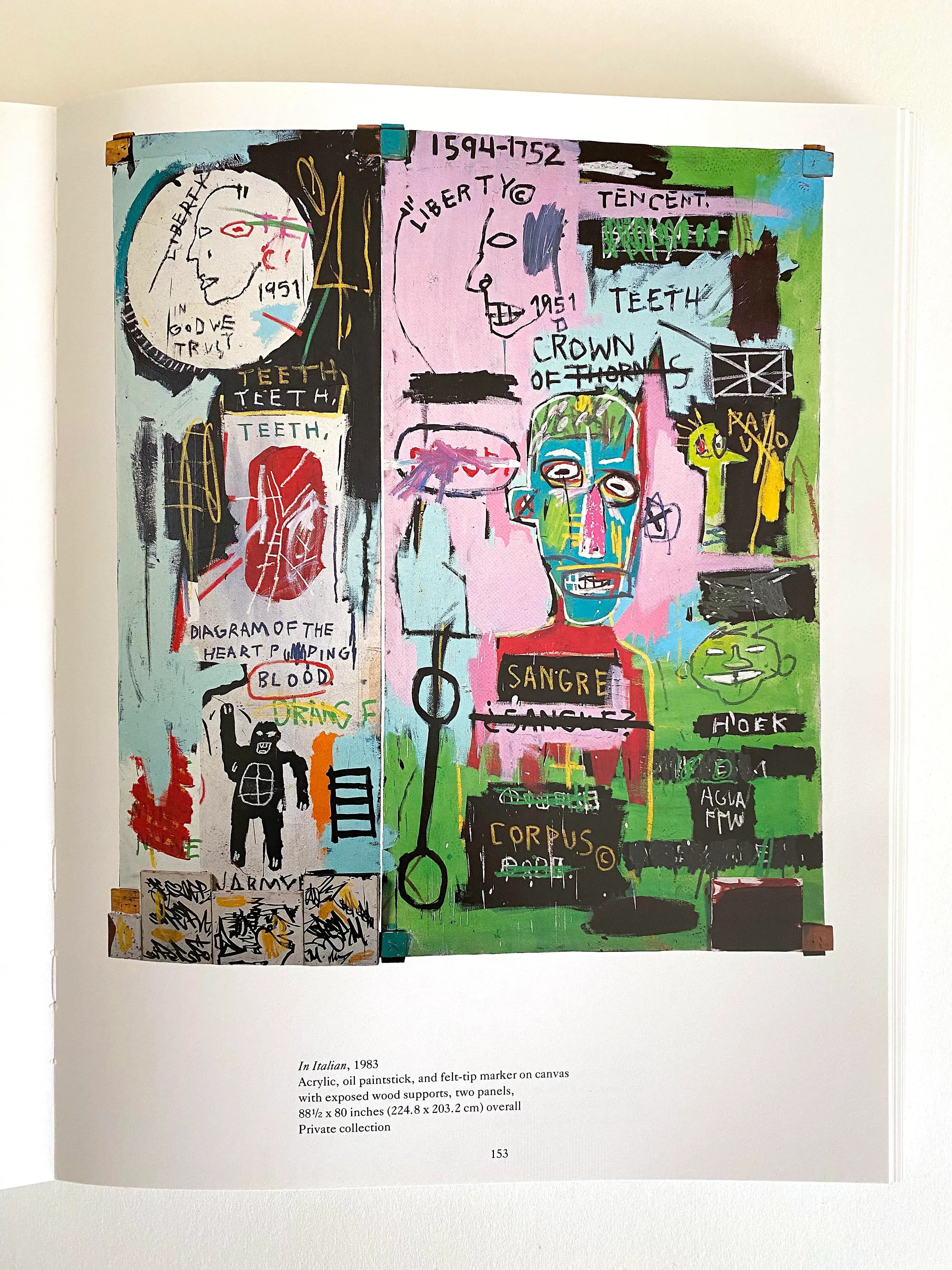 Jean Michel Basquiat Vintage 1996 Whitney Museum