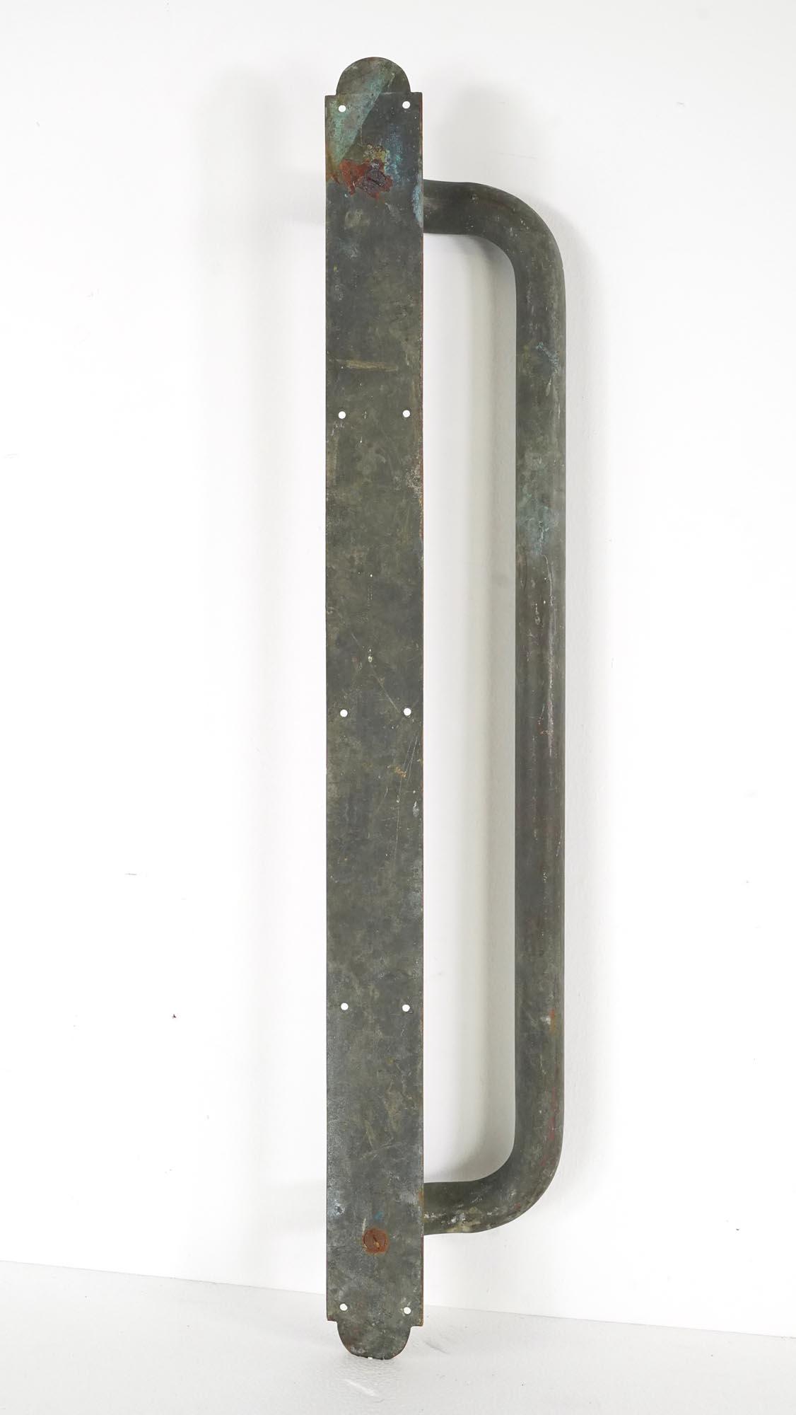 Vintage European 29.25 In. Tirez Brass Front Door Pull