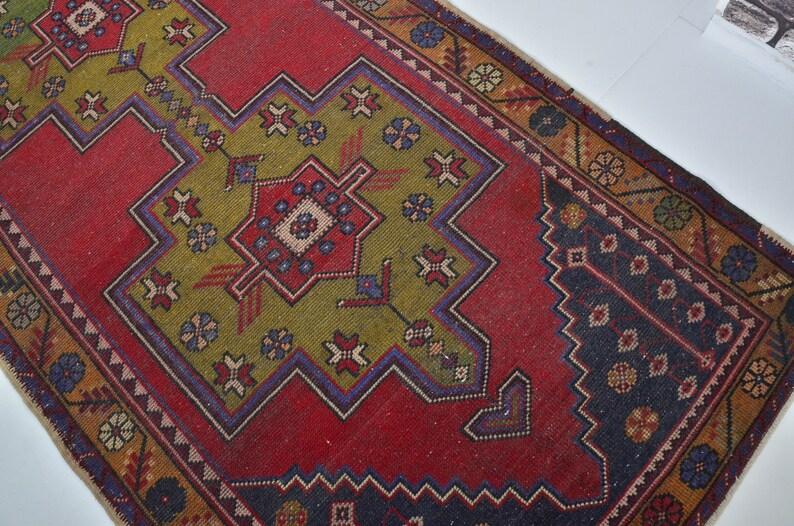 Oushak Vintage Handknotted Rug