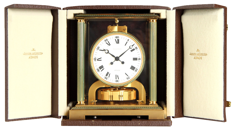 Jaeger-LeCoultre Atmos 置時計 Rhodium-plated brass Unisex Watch Perpetual movement Atmos