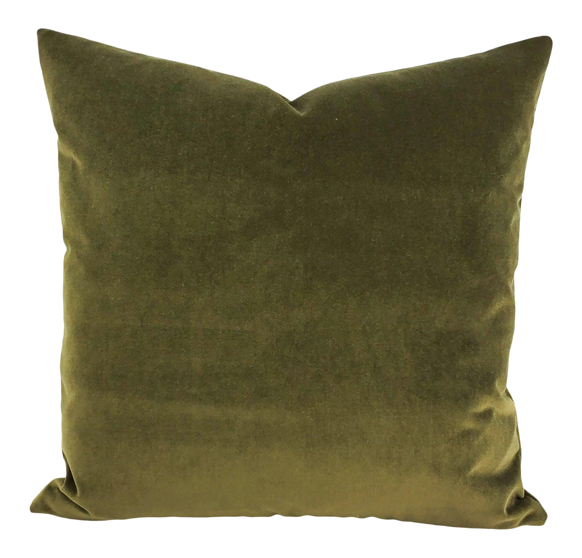 Kravet Delta Velvet In Loden Green Pillow Cover 20 X 20 Solid