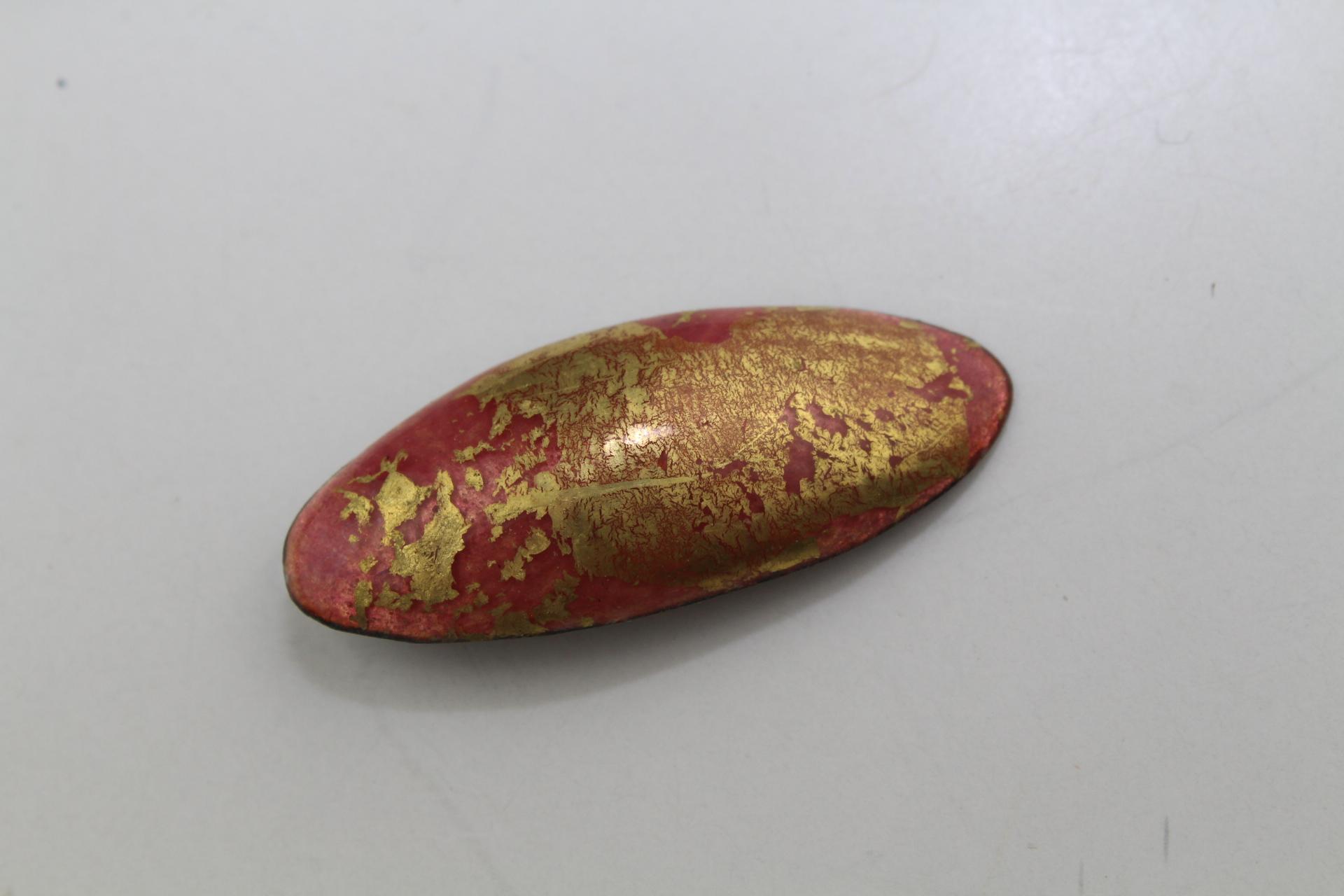 Enamel Earclips from Atelier Casanova, 1950s, Set of 2
