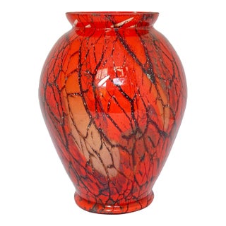 WMF ikora ガラス　花瓶 1950s Mid Century Ikora Art Glass Vase, Wmf Germany | Chairish