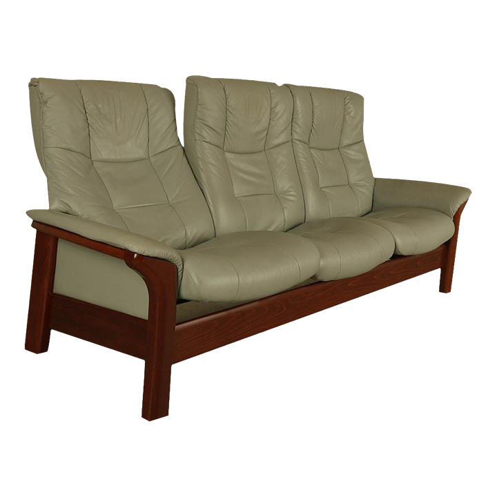 1970s MidCentury Scandinavian Ekornes Stressless Reclining Sofa Chairish