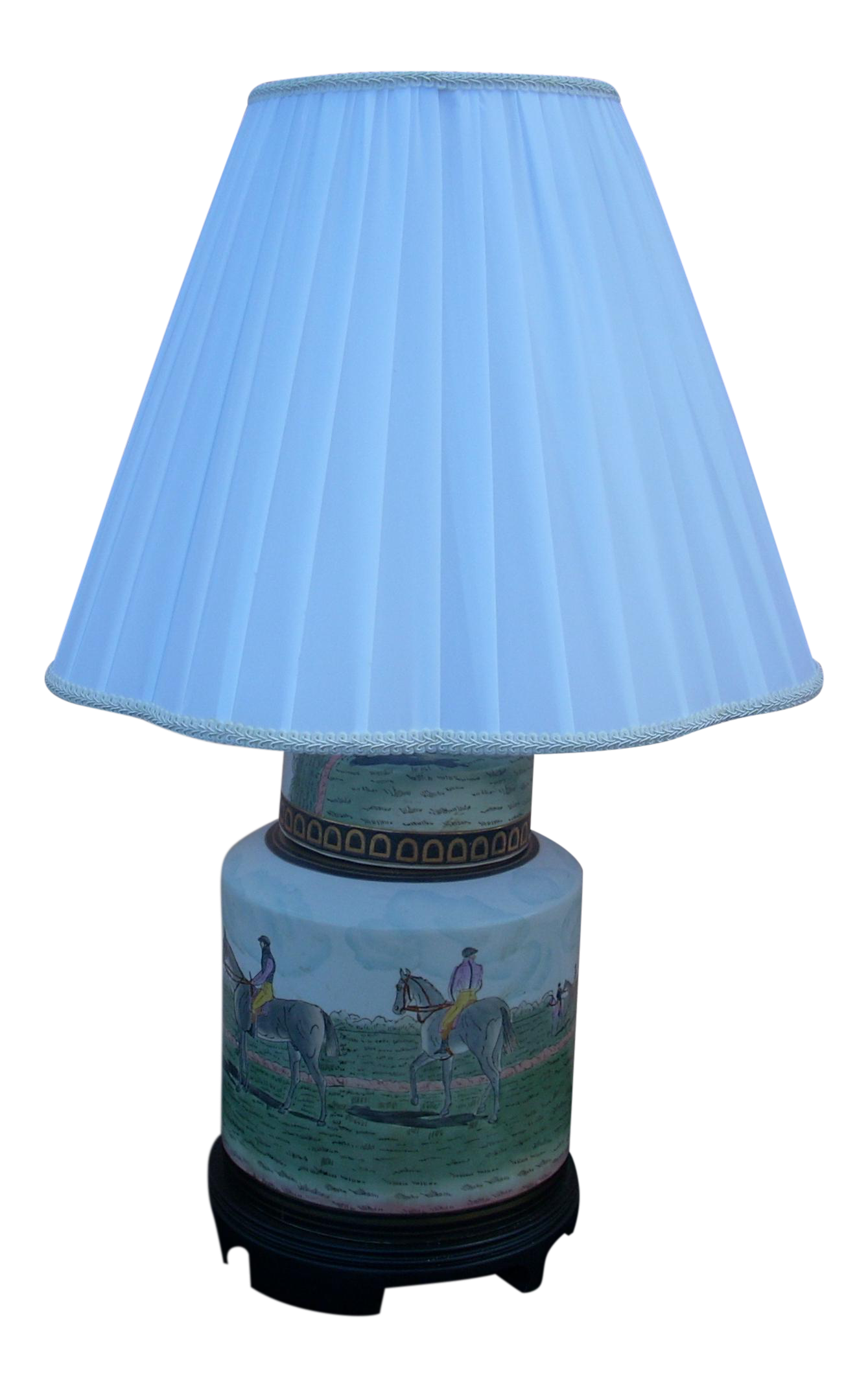 equestrian table lamp