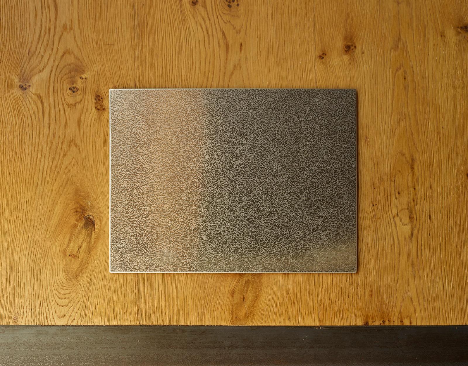 Opis Table Set in Polished Embossed Stainless Steel with Coasters, Placemats & Cutlery Mats by Alberto Grassi, Set of 6