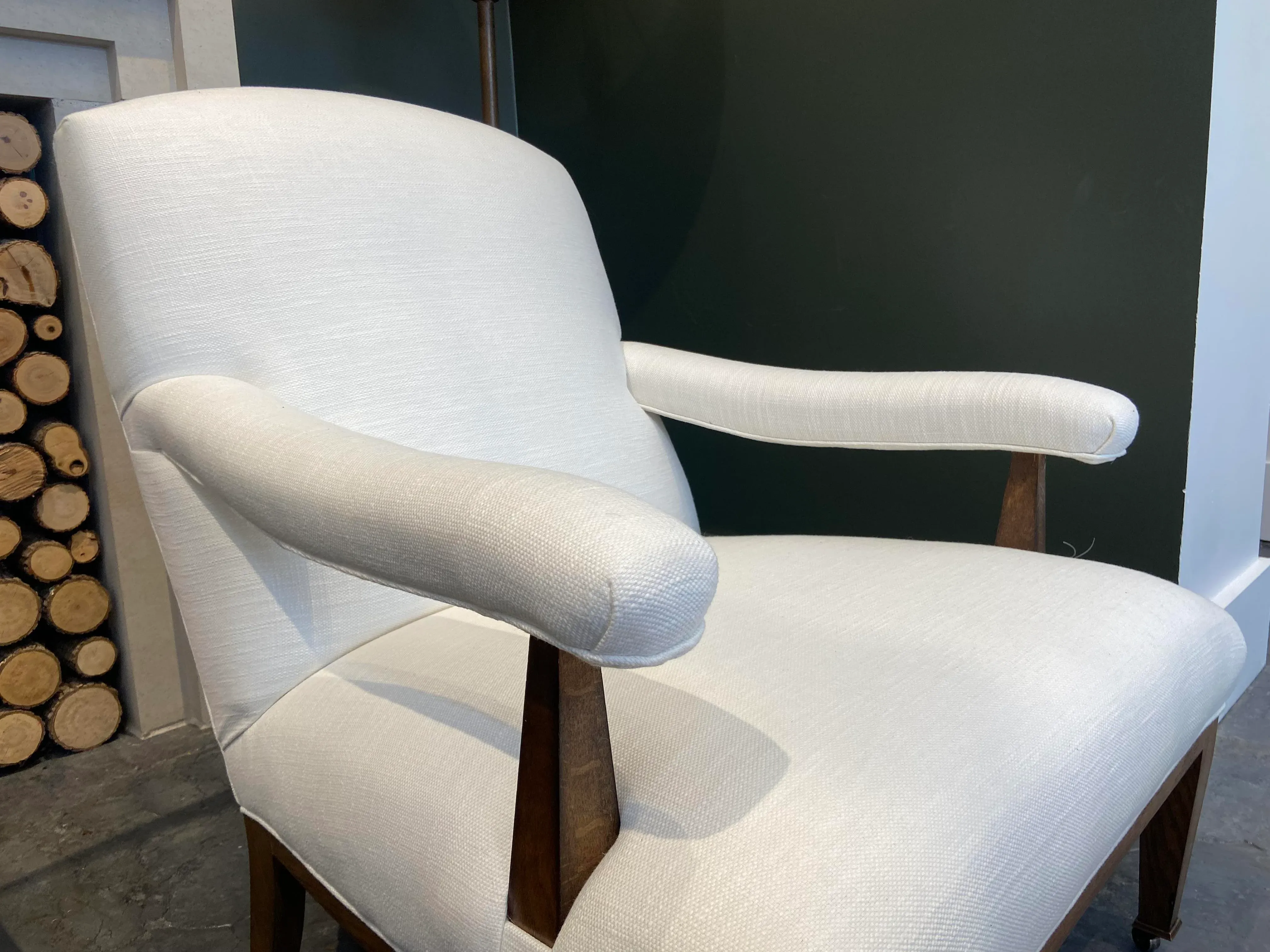 Highland House Upholstered Arm Chair Chairish