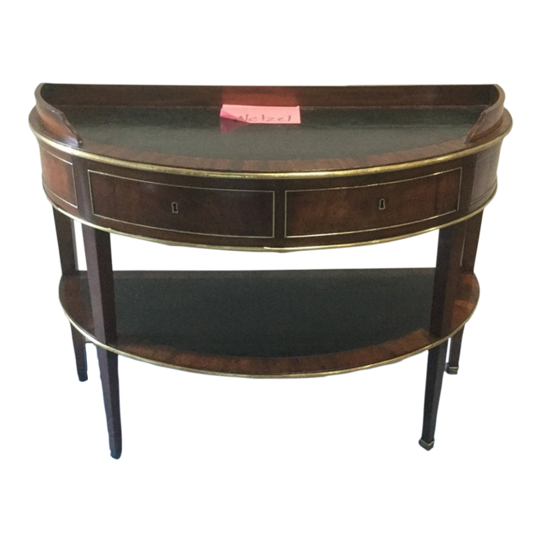 Late 19th Century Half Moon Table Chairish