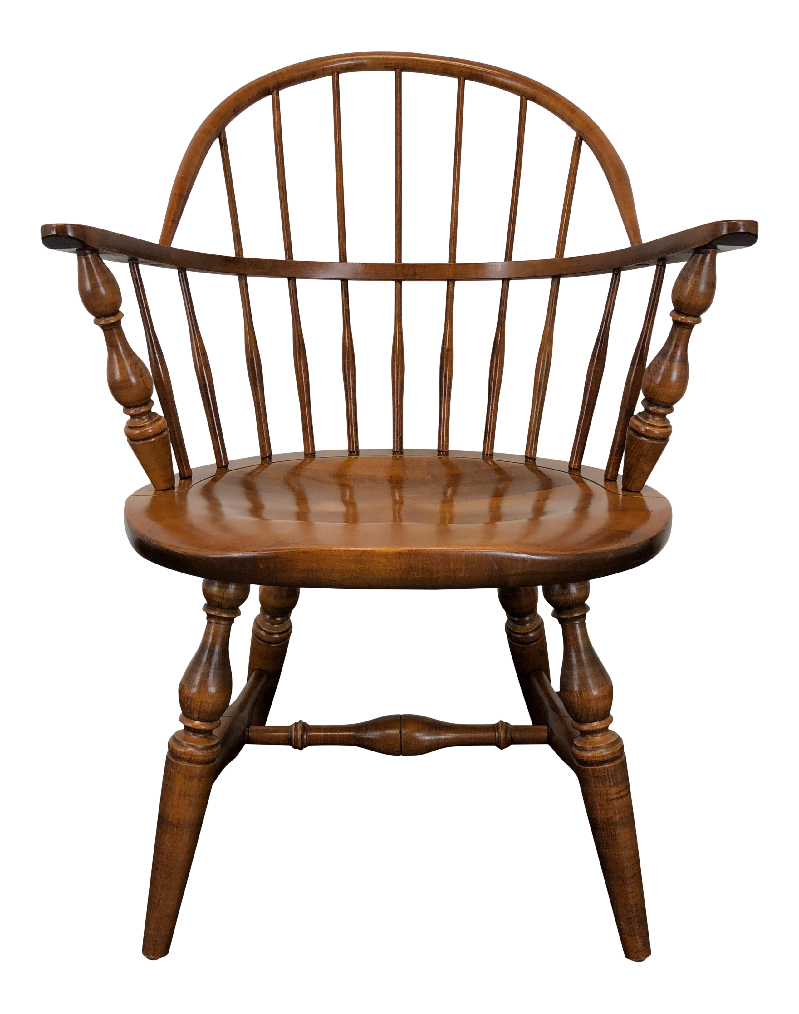 Heywood Wakefield Cinnamon Windsor Armchair Chairish Heywood Wakefield Cinnamon Windsor Armchair Chairish