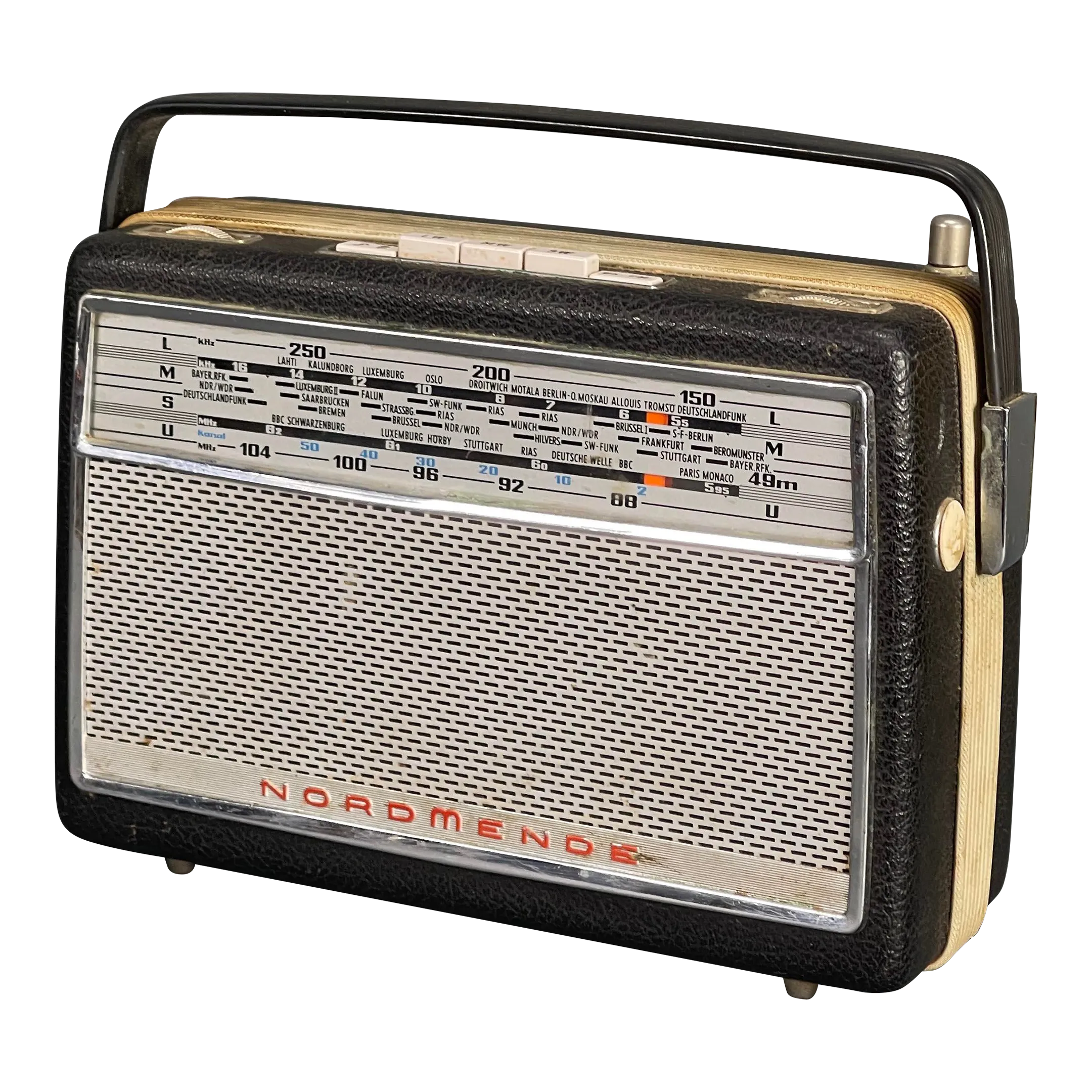昭和レトロ National TAPRECODER Nordmende Elektra Radio | Vintage Radio | Orjinal Old Radio