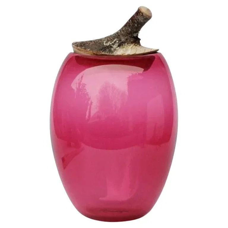 Big Hot Pink Branch Bowl by Pia Wüstenberg