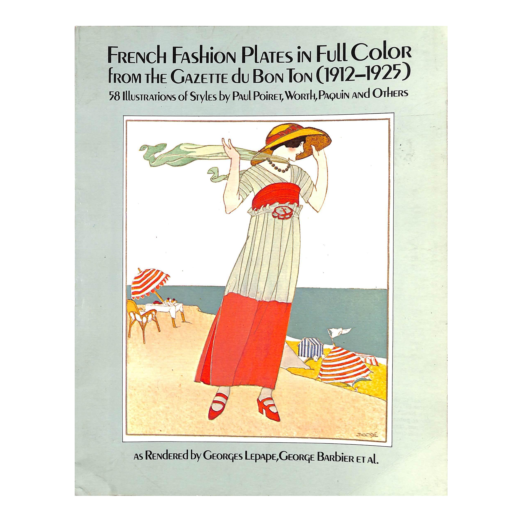 French Fashion Plates in Full Color From the Gazette Du Bon Ton