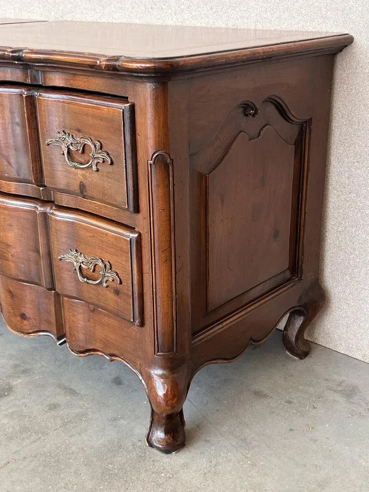 Italian Baroque Nightstands in Burled Walnut, 1890, Set of 2
