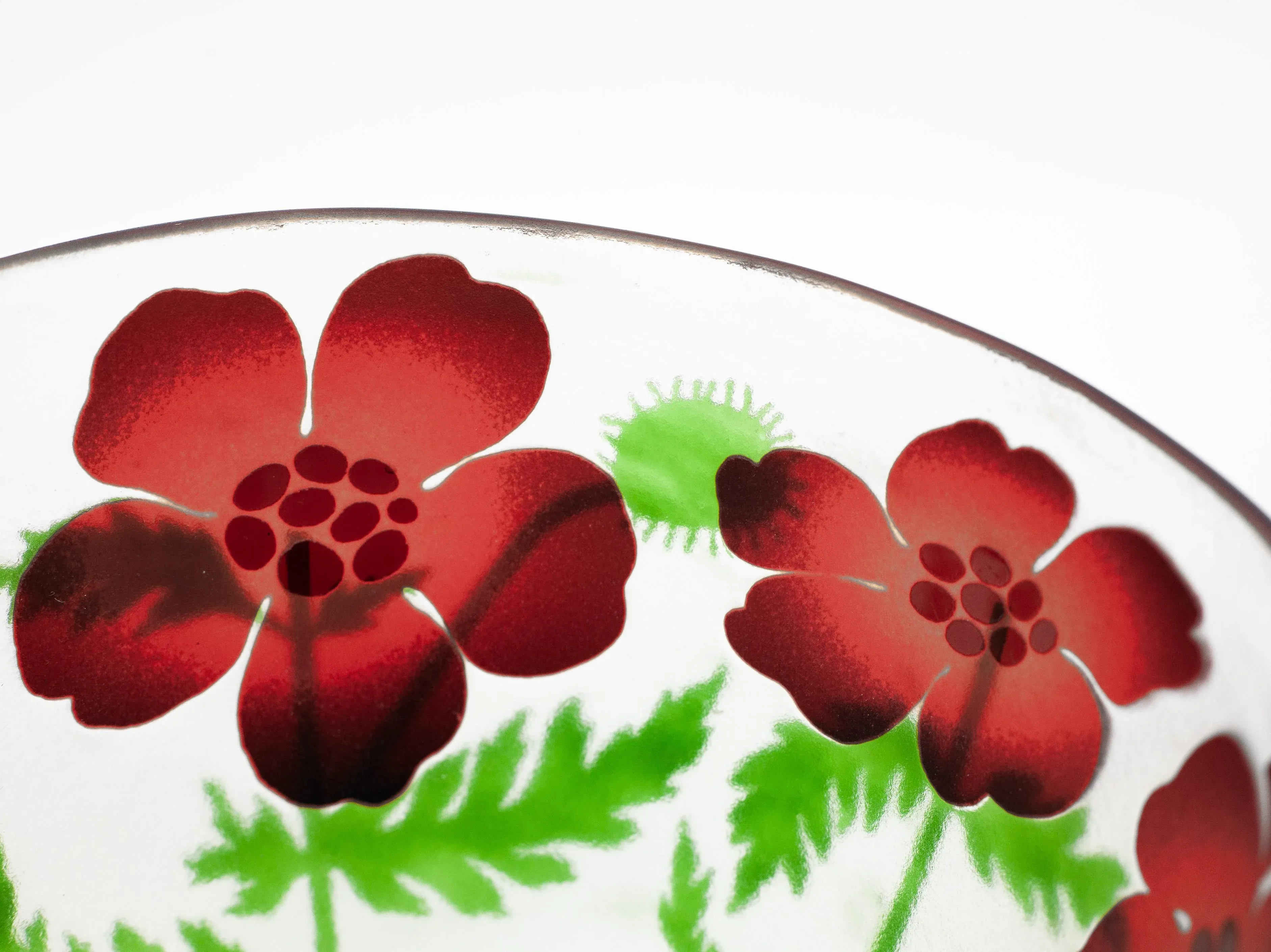Swedish Glass Bowl by Paul Hoff for Kosta Boda, 1980s