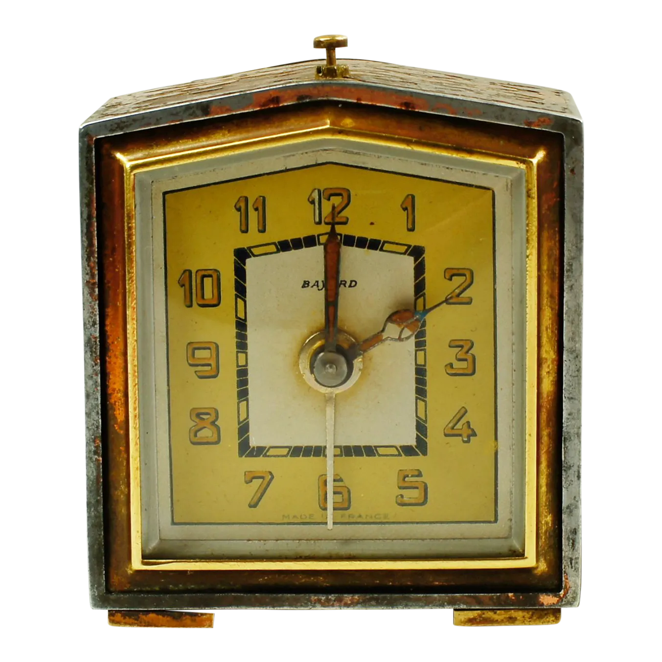 1948 Mechanical Old French Vintage WindUp Alarm Clock by Bayard Chairish