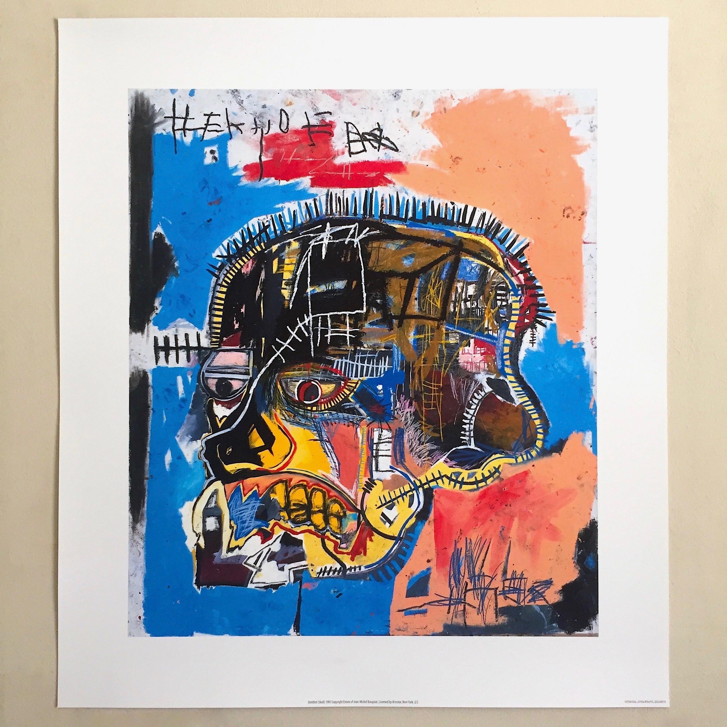 Jean Michel Basquiat Estate Fine Art Lithograph Pop Art