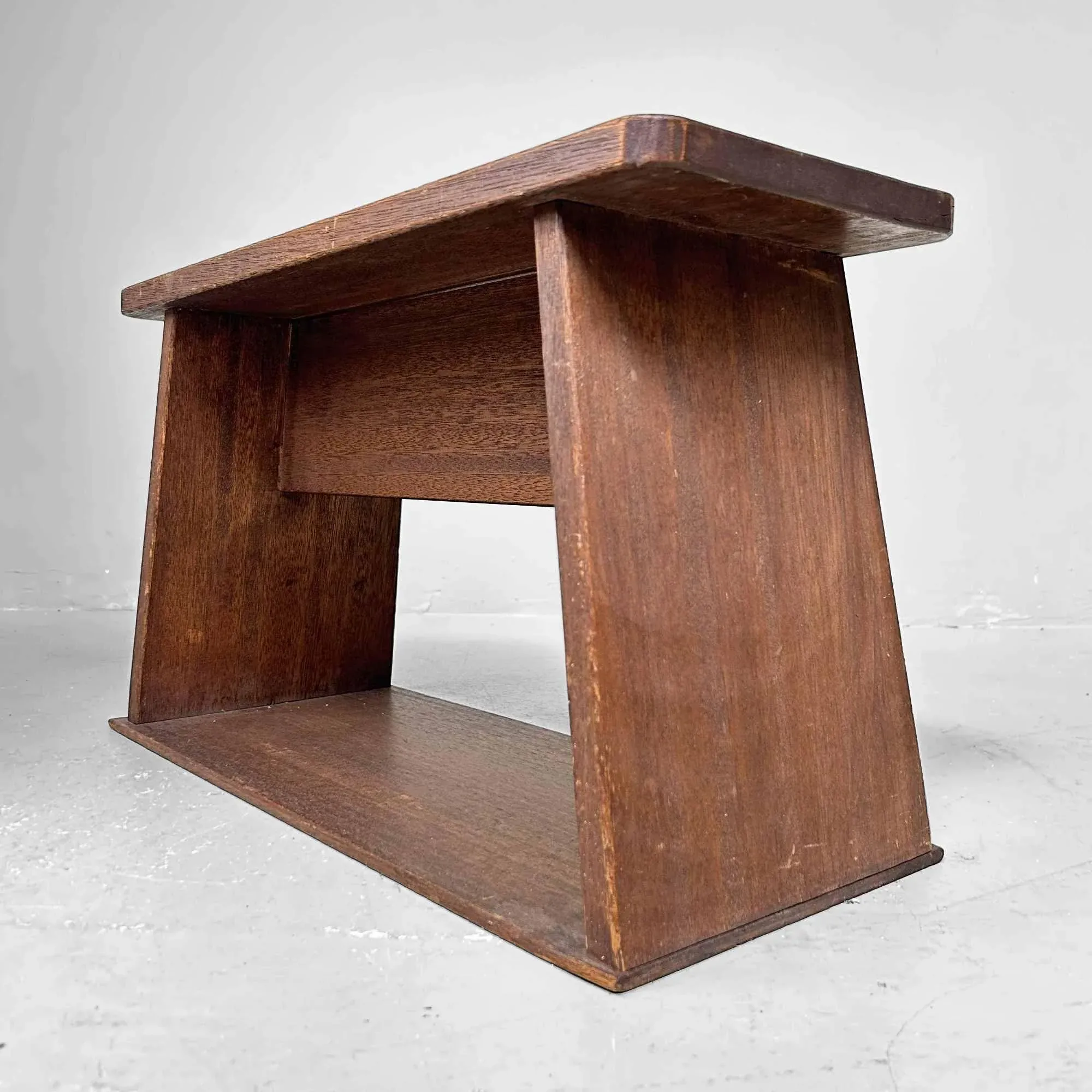 Minimalist Fumidai Wooden Step Stool, 1950s | Chairish